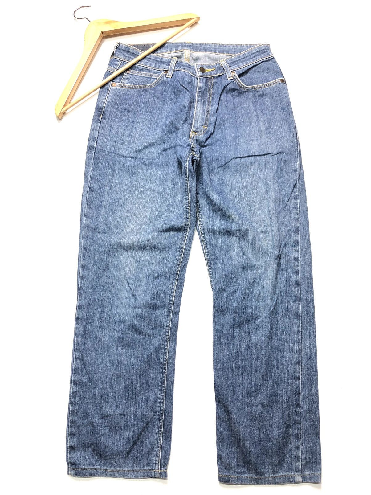 Lee × Vintage VINTAGE 90s LEE RIDER BLUE WASH DENIM Size US 30 / EU 46 - 5 Thumbnail