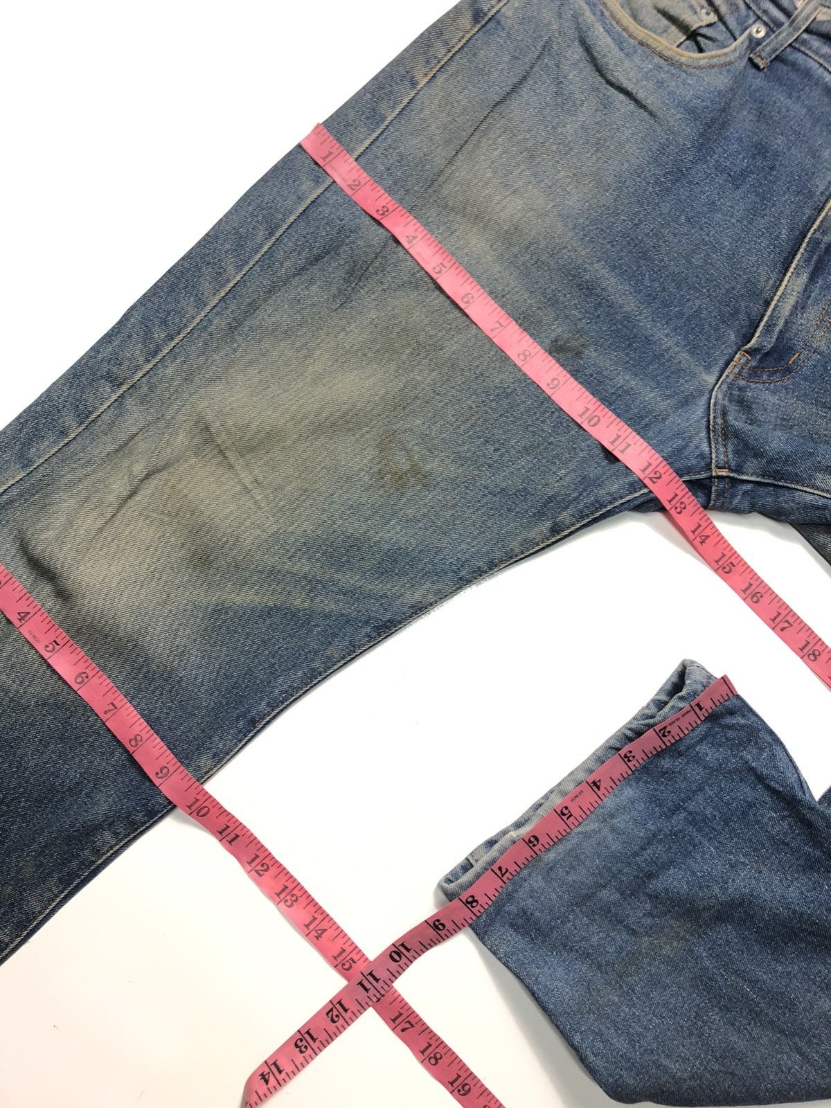 Japanese Brand OUT GEAR DISTRESSED ART PAINTING CHRIS BROWN BACK Size US 33 - 15 Thumbnail