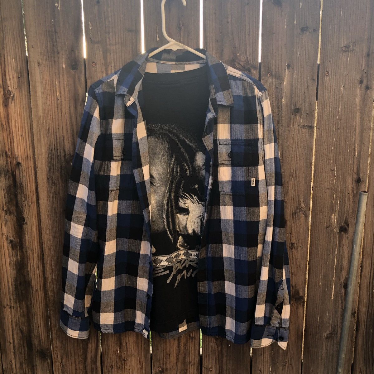Vans × Vintage Blue Vans Flannel Size US S / EU 44-46 / 1 - 1 Thumbnail