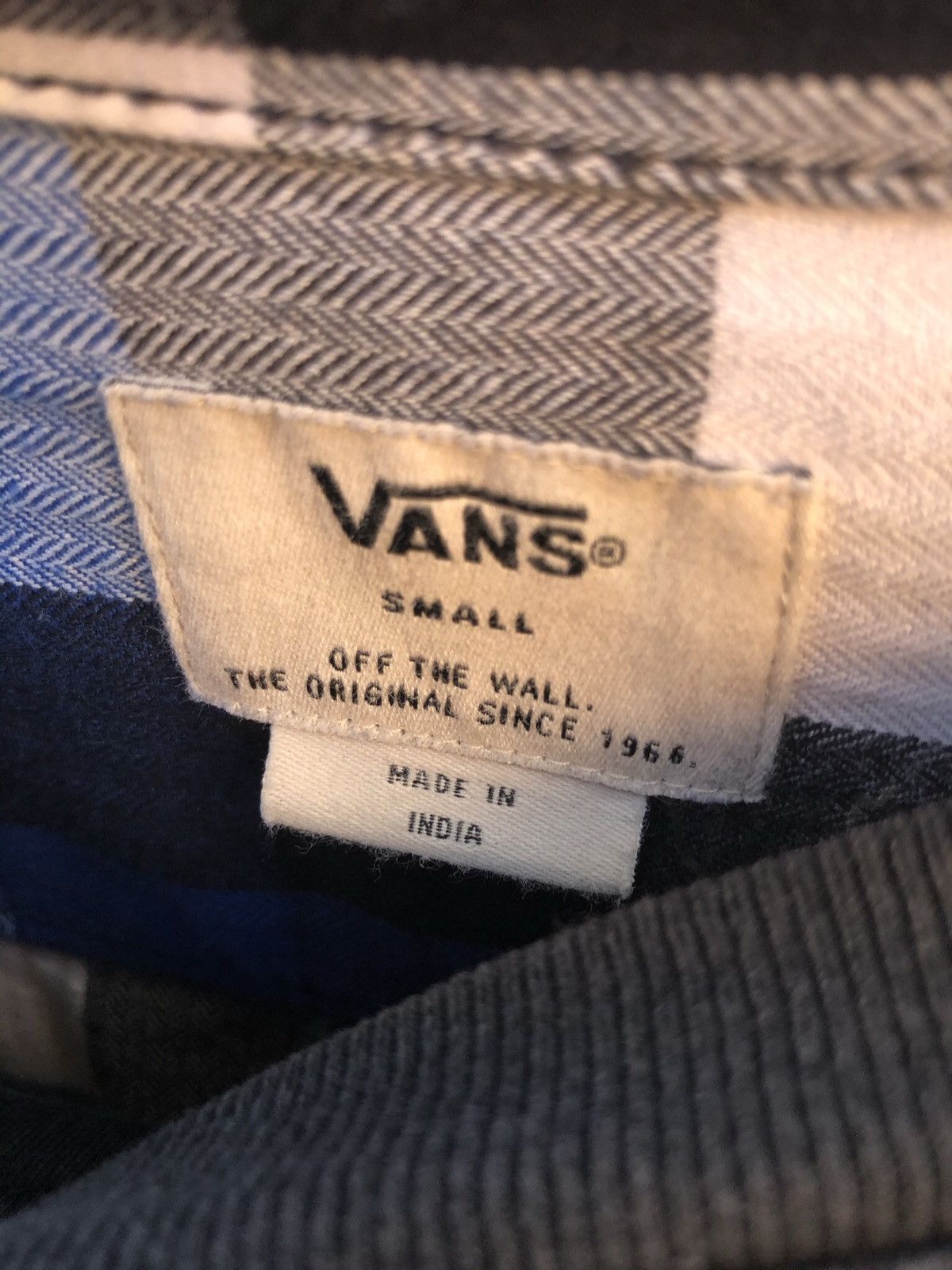 Vans × Vintage Blue Vans Flannel Size US S / EU 44-46 / 1 - 4 Thumbnail