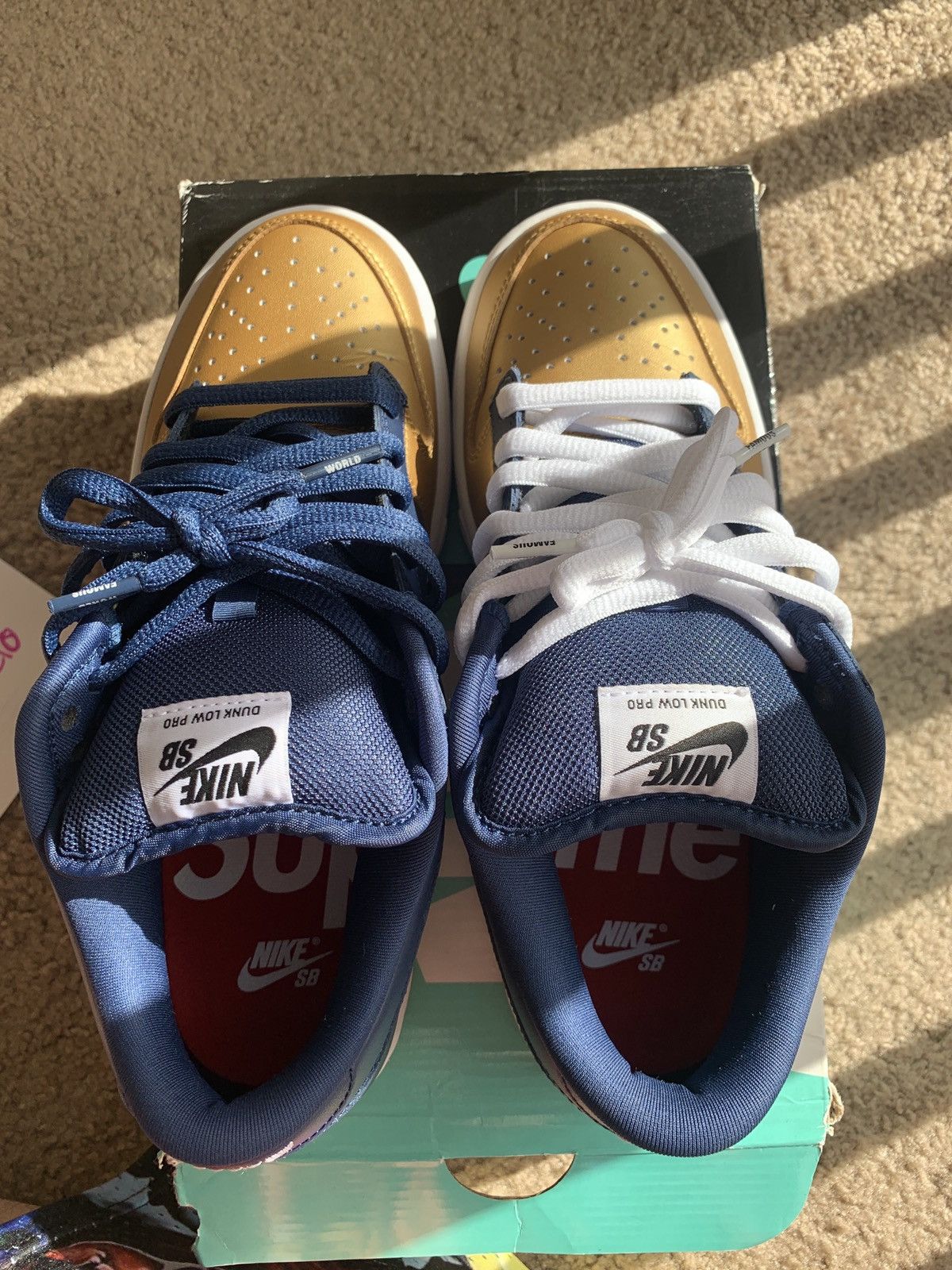Nike × Supreme Nike SB Dunk Low Supreme Jewel OG 8mens Size US 8 / EU 41 - 5 Thumbnail