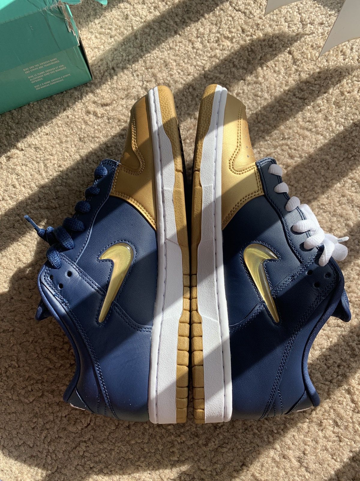 Nike × Supreme Nike SB Dunk Low Supreme Jewel OG 8mens Size US 8 / EU 41 - 3 Thumbnail
