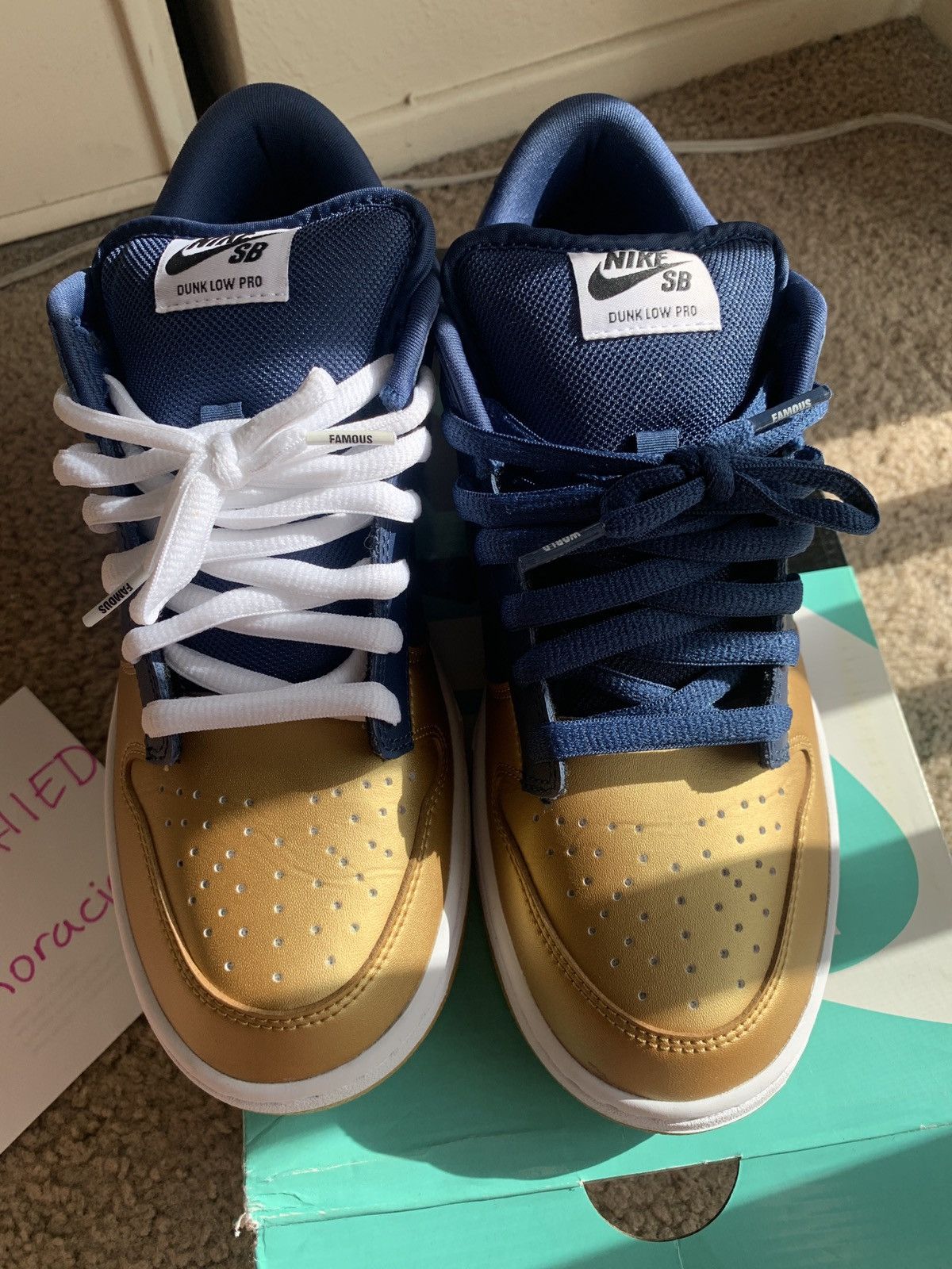 Nike × Supreme Nike SB Dunk Low Supreme Jewel OG 8mens Size US 8 / EU 41 - 4 Thumbnail