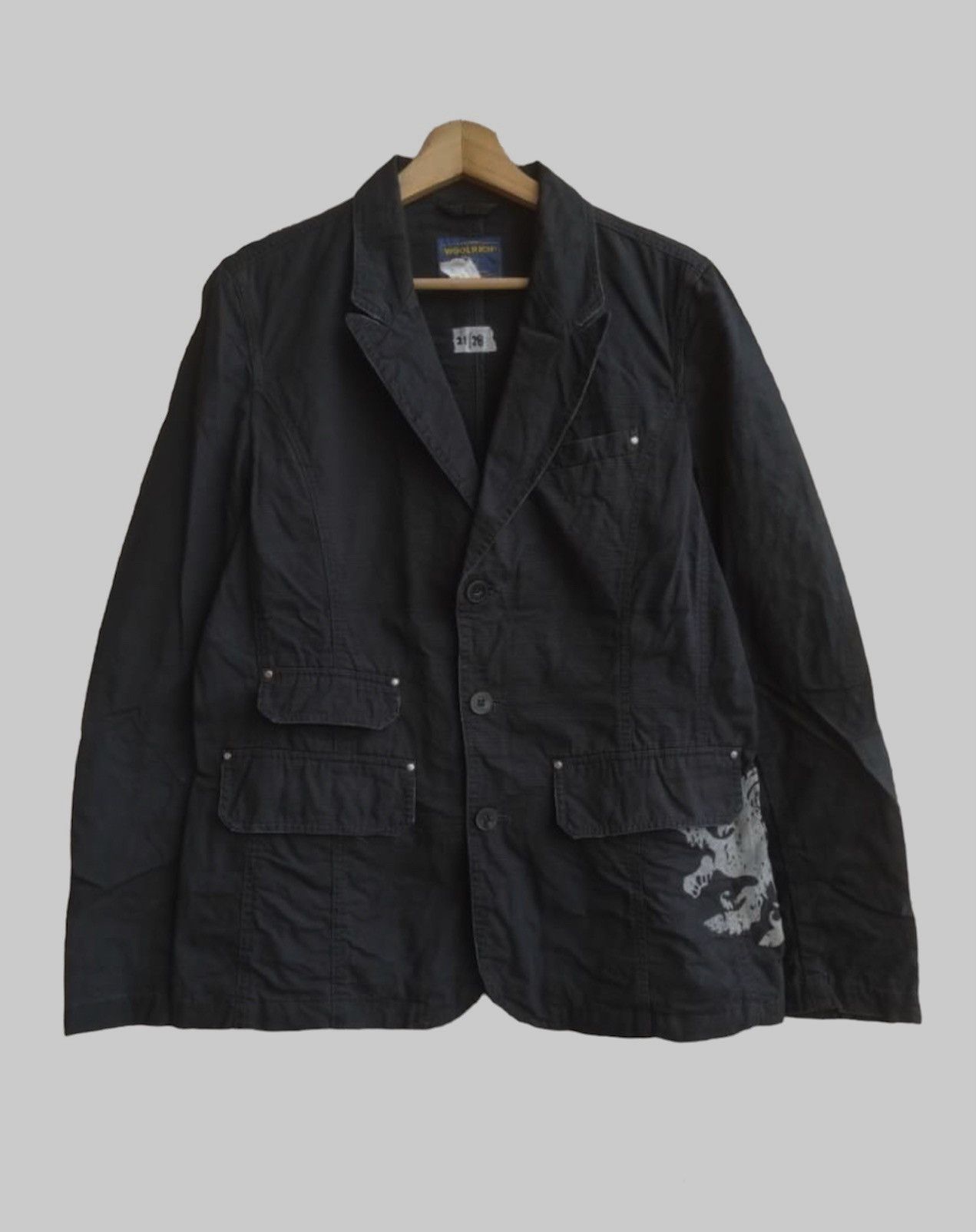 Woolrich Woolen Mills Rare💥Vintage Woolrich Stripes Light Jacket Size US M / EU 48-50 / 2 - 1 Thumbnail