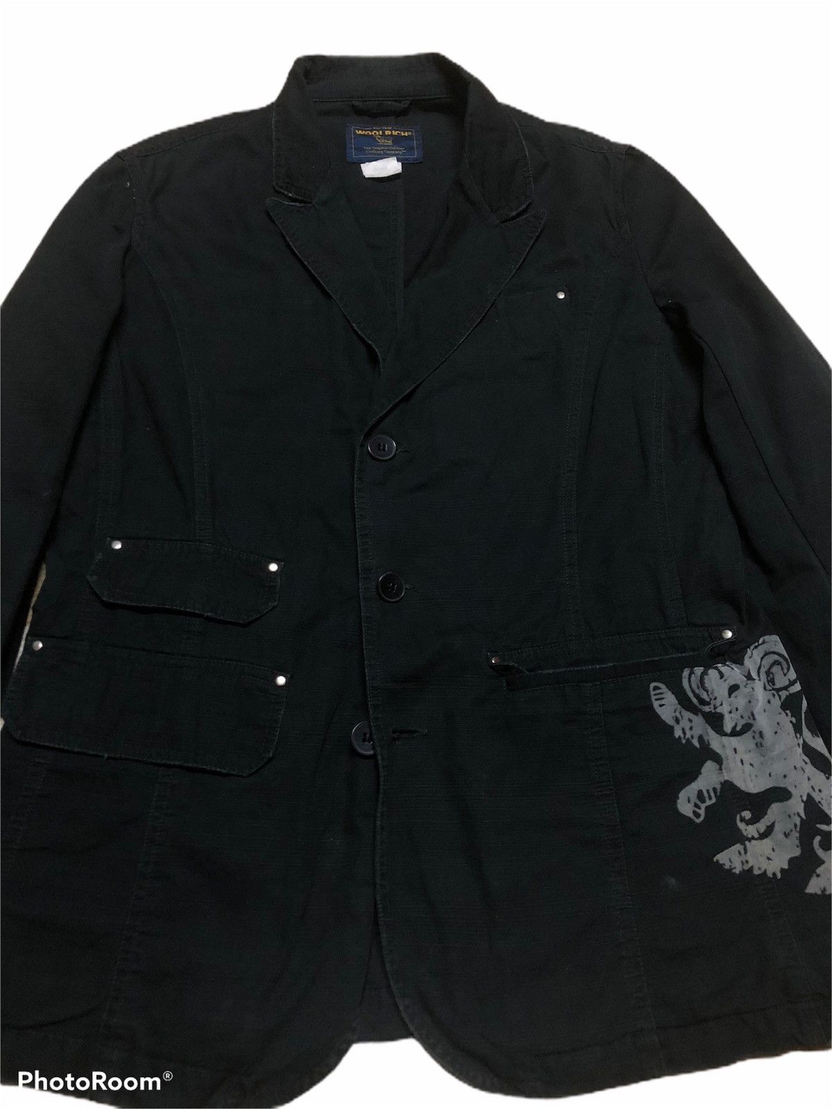 Woolrich Woolen Mills Rare💥Vintage Woolrich Stripes Light Jacket Size US M / EU 48-50 / 2 - 2 Thumbnail