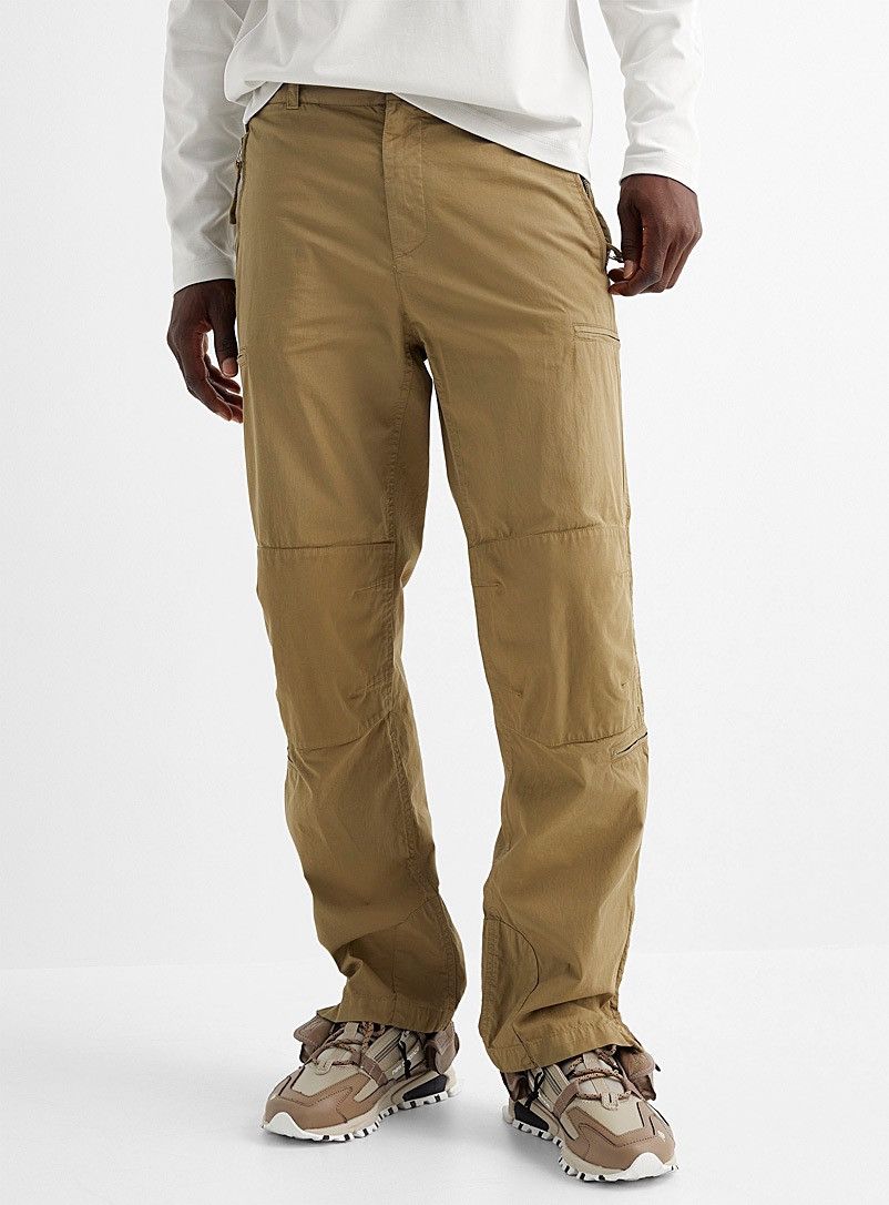 image of Helmut Lang Zippered Cargo Chino Pants in Green, Men's (Size 30)