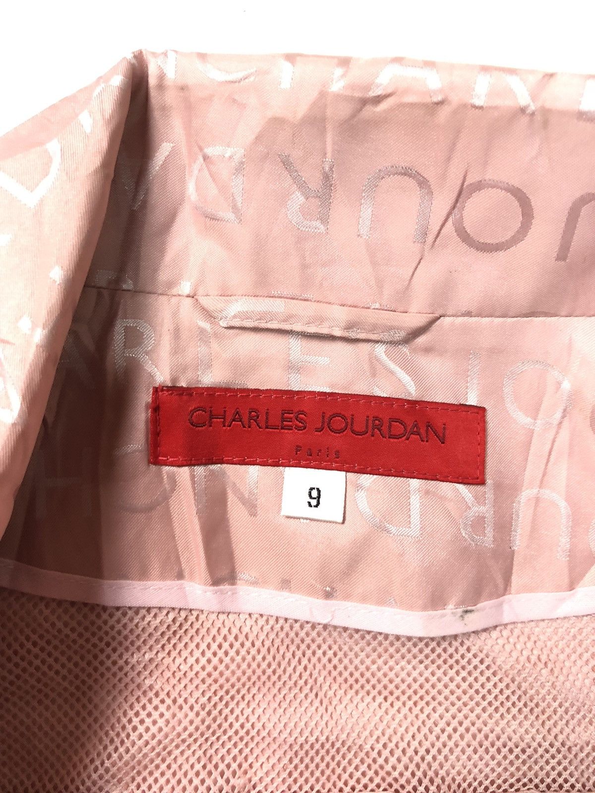 Charles Jourdan × Designer × Vintage VINTAGE CHARLES JOURDAN PARIS SPELL OUT MONOGRAM JACKET Size US S / EU 44-46 / 1 - 5 Thumbnail