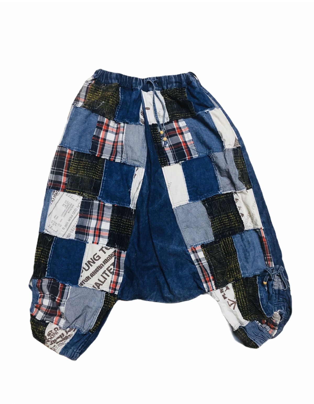 Indigo × Japanese Brand × Kapital 🔥JAPAN TRADITIONAL❌INDIGO DYED Patchworks Harem Pants Size US 31 - 1 Thumbnail