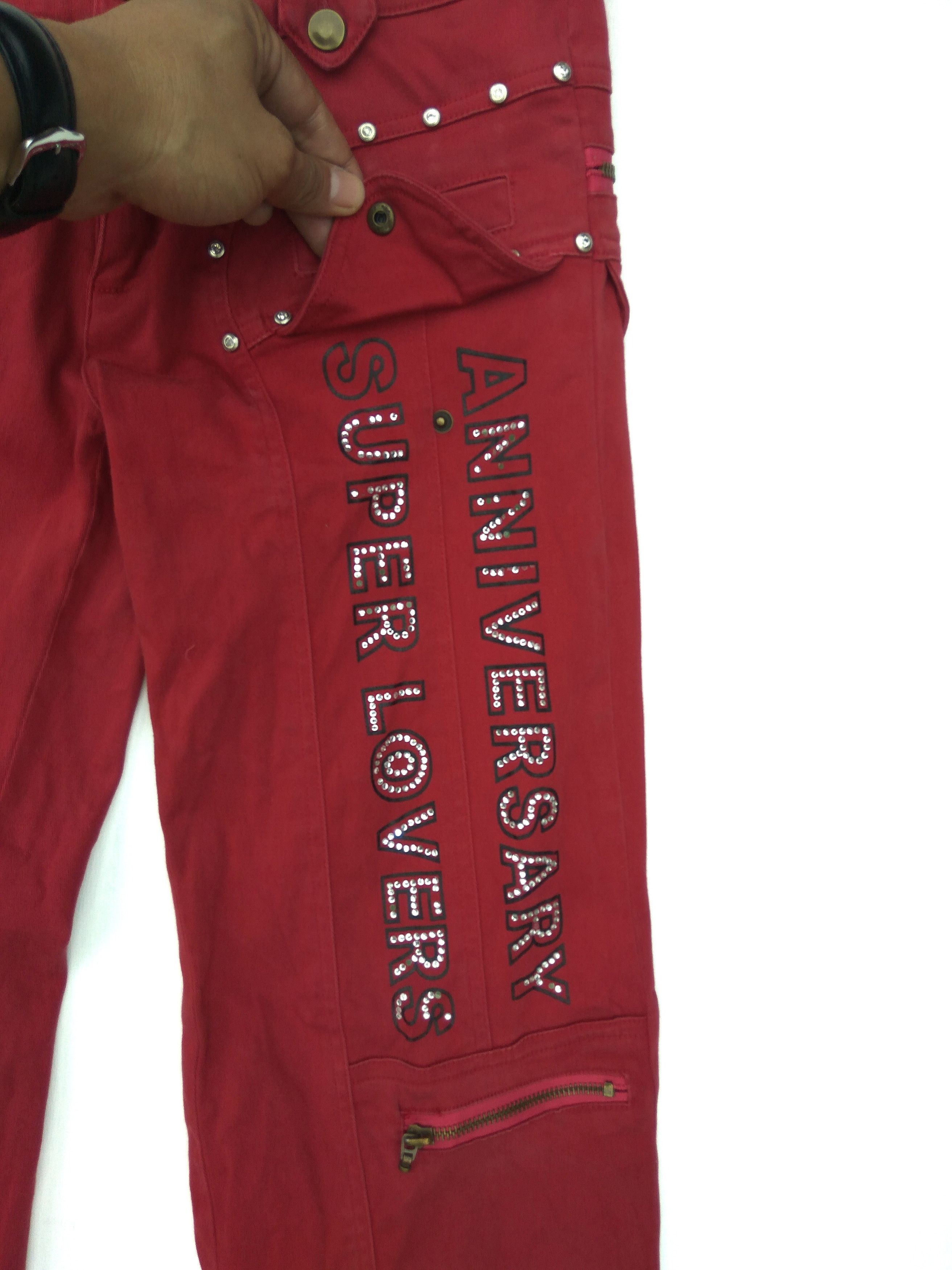 Super Lovers 🔥 Super Lovers pants Anniversary punk hysteric glamour Size US 28 / EU 44 - 4 Thumbnail
