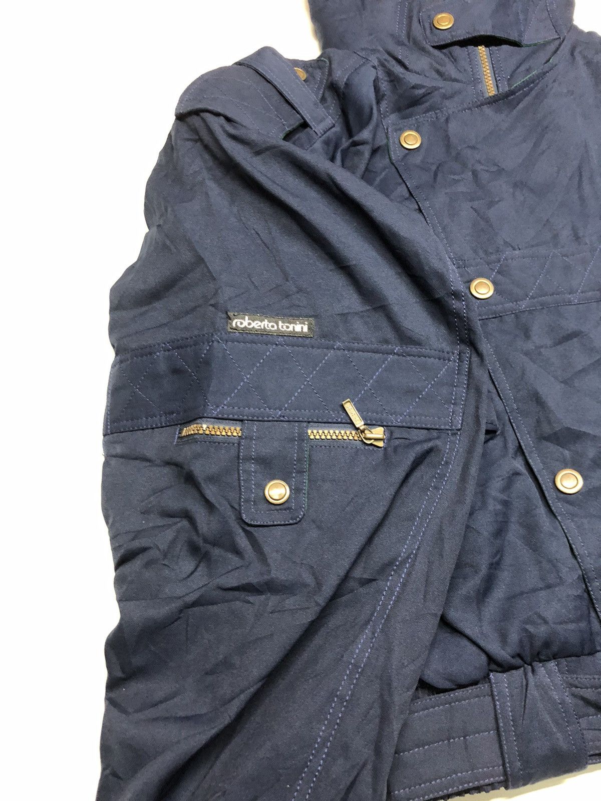 Designer × Vintage RARE VINTAGE ROBERTA TONINI Ski BOMBER JACKET Size US L / EU 52-54 / 3 - 4 Thumbnail
