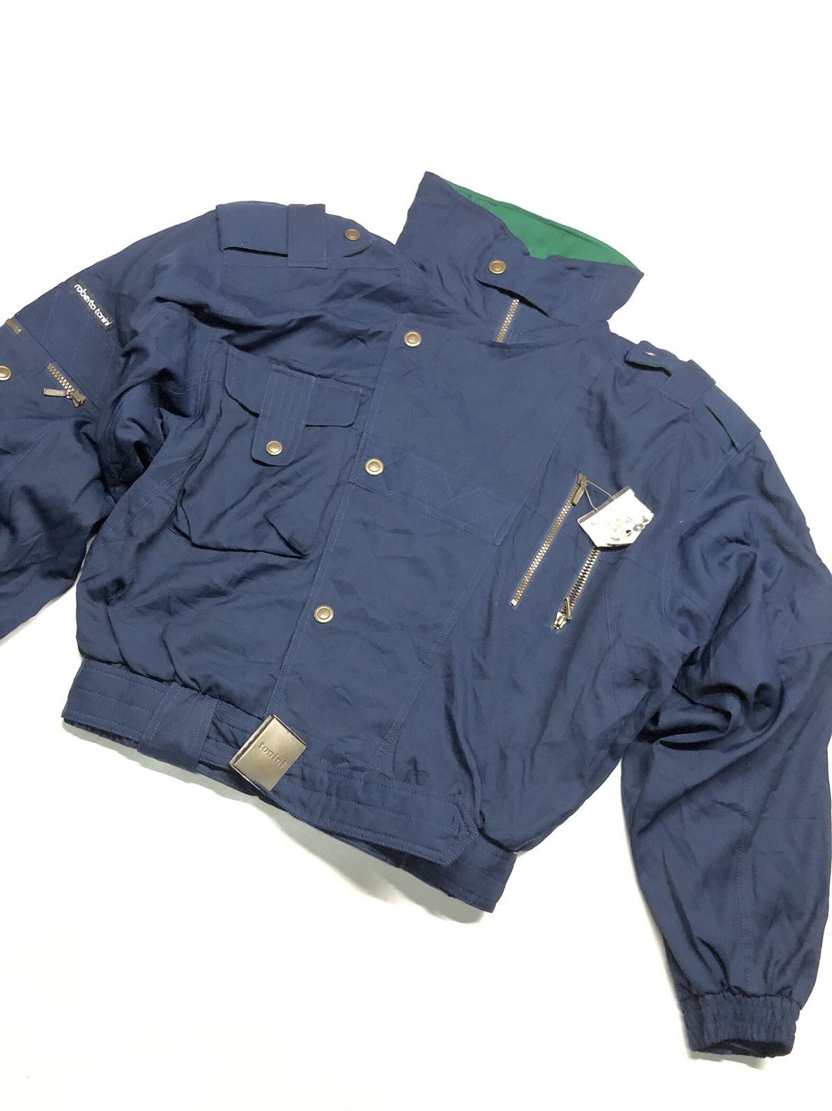 Designer × Vintage RARE VINTAGE ROBERTA TONINI Ski BOMBER JACKET Size US L / EU 52-54 / 3 - 3 Thumbnail