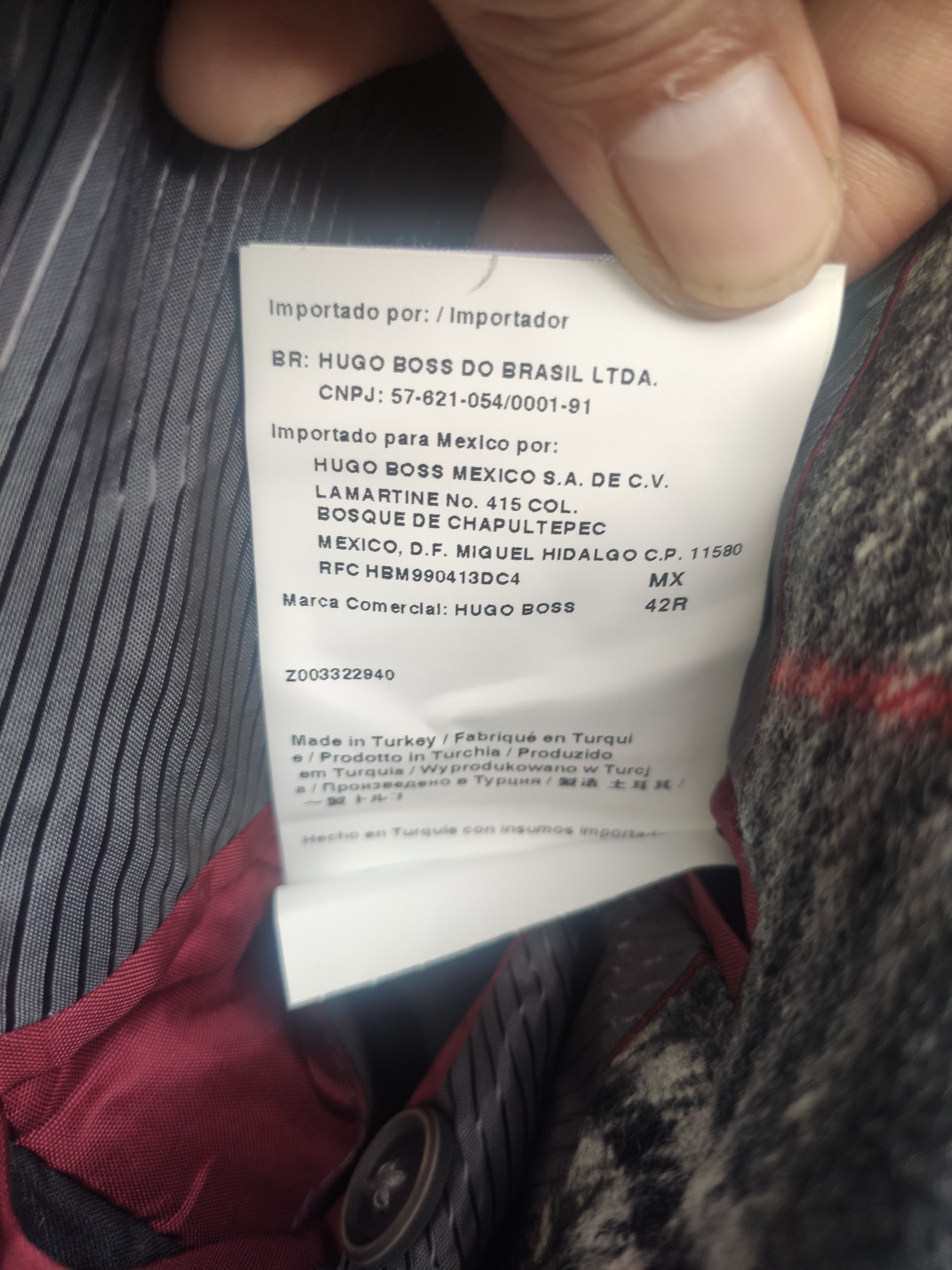 Hugo 🔥 Hugo Boss Jacket wool coat tartan design Size US M / EU 48-50 / 2 - 8 Thumbnail
