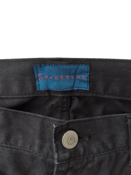 RAGEBLUE 🔥 Double waist Rage Blue Cargo pants superblack Size US 33 - 4 Thumbnail