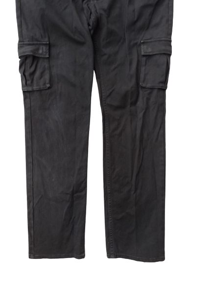 RAGEBLUE 🔥 Double waist Rage Blue Cargo pants superblack Size US 33 - 2 Thumbnail