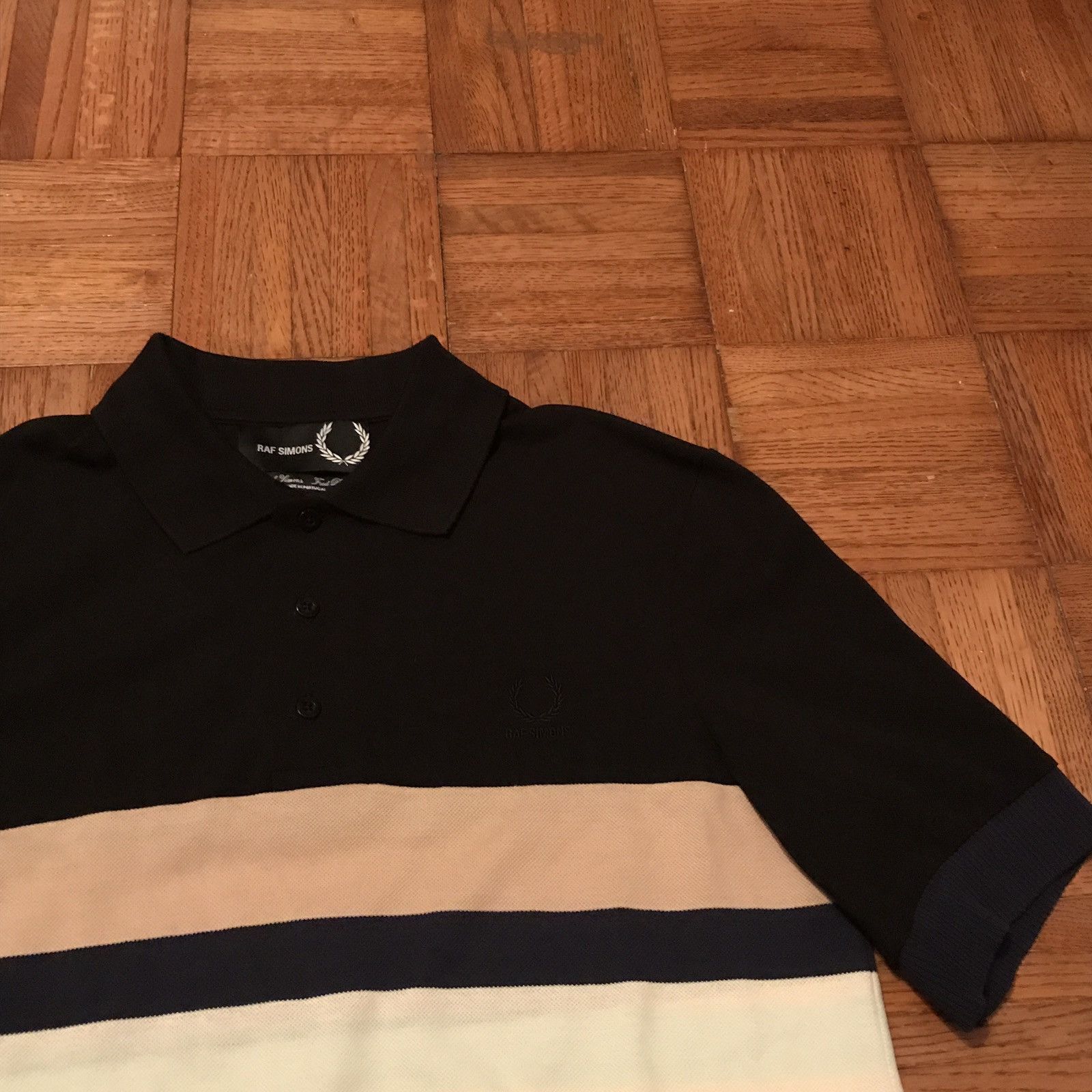 Fred Perry × Raf Simons Raf Simons x Raf Simons Striped Polo Size US S / EU 44-46 / 1 - 2 Thumbnail
