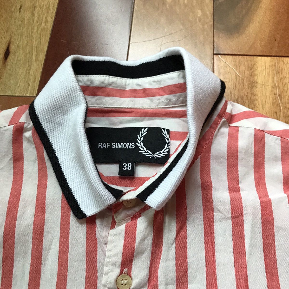 Fred Perry × Raf Simons Fred Perry x Raf Simons Striped Shirt Size US S / EU 44-46 / 1 - 3 Thumbnail