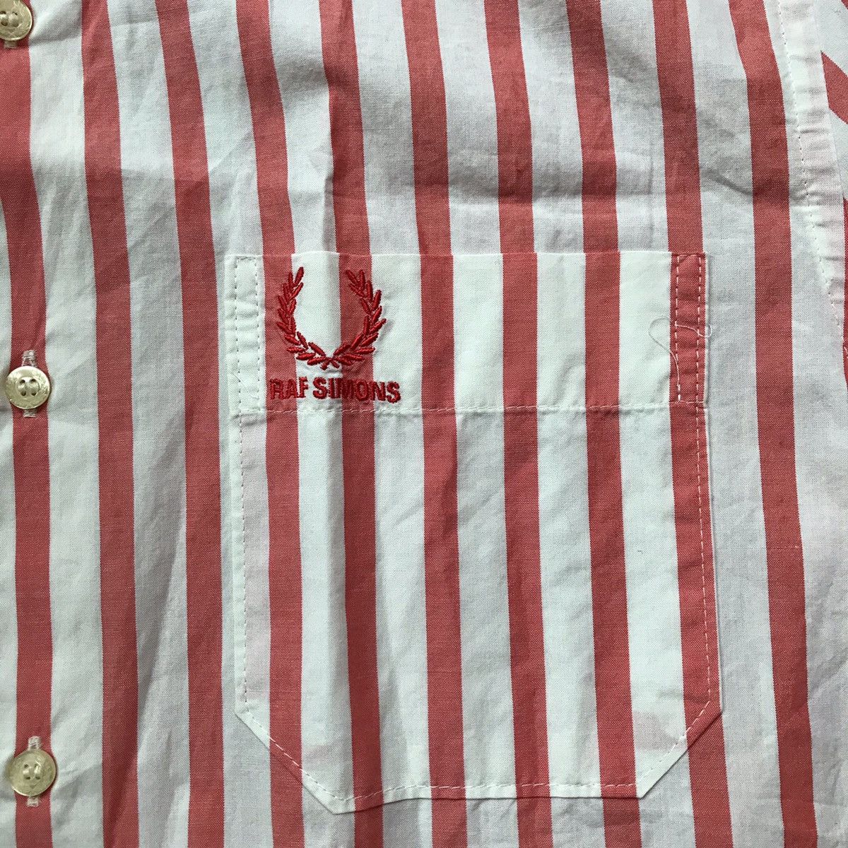 Fred Perry × Raf Simons Fred Perry x Raf Simons Striped Shirt Size US S / EU 44-46 / 1 - 2 Thumbnail