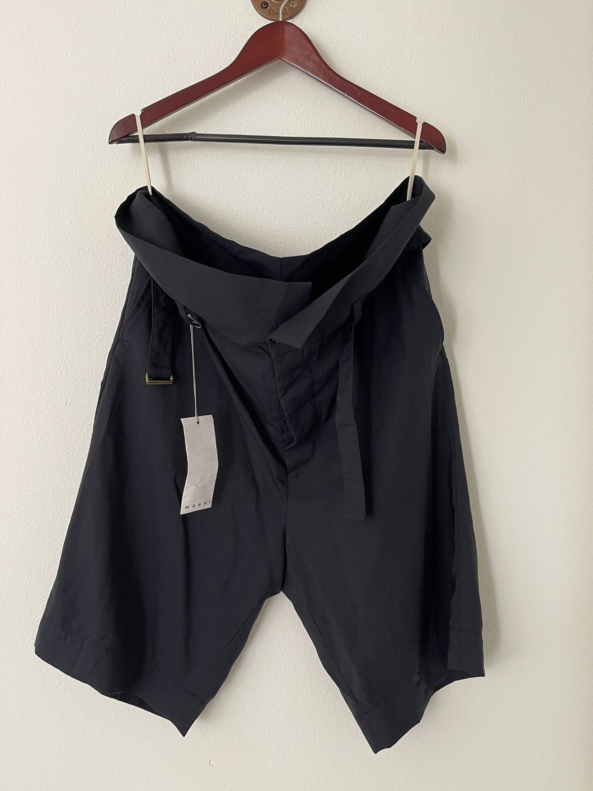 Marni New with Tag, Wide Leg Shorts with Belt Size US 34 / EU 50 - 1 Thumbnail