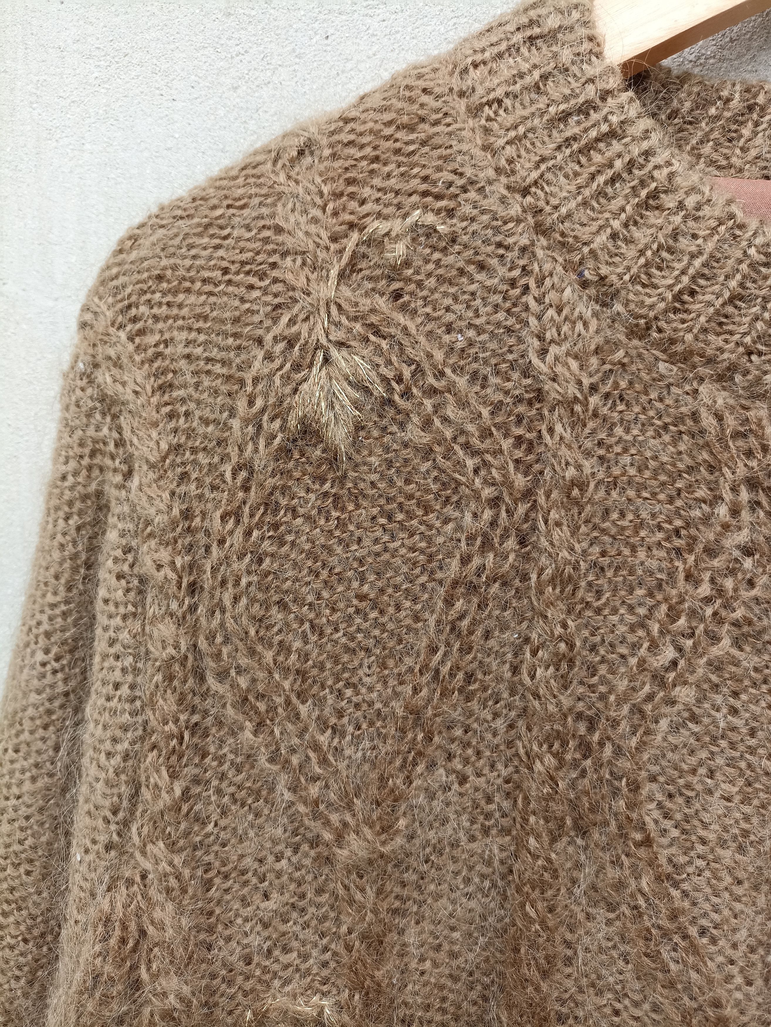 Japanese Brand × Other Unknown Brand Mohair Knit Cardigan Jacket Size US M / EU 48-50 / 2 - 4 Thumbnail