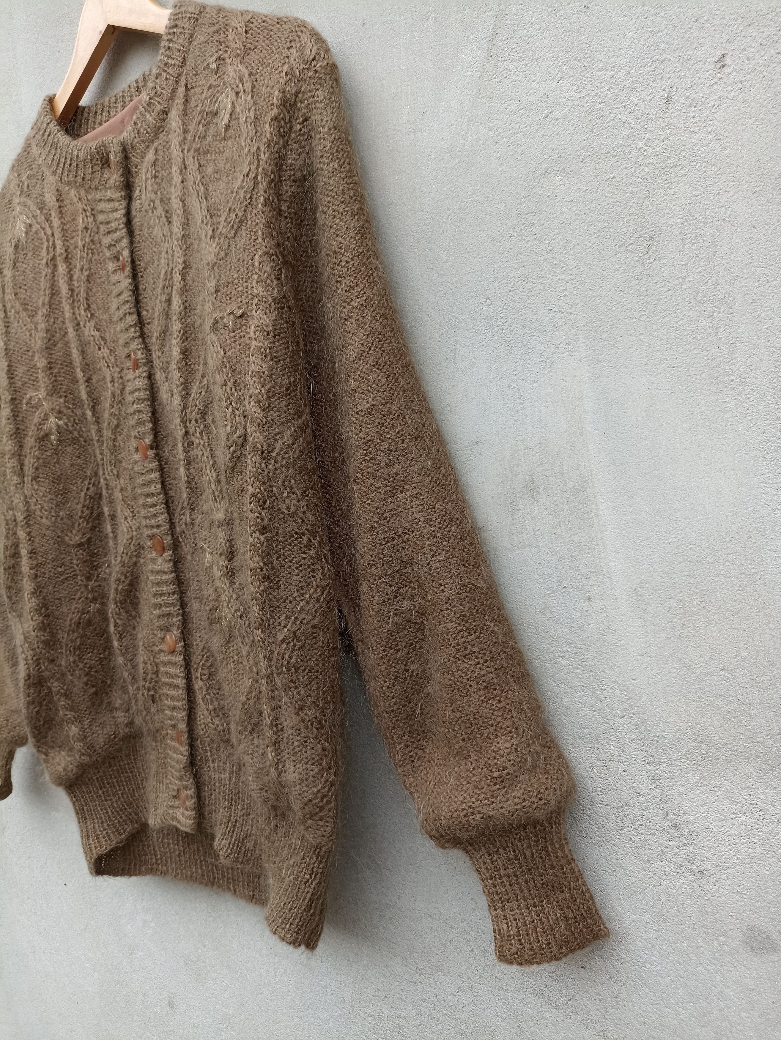 Japanese Brand × Other Unknown Brand Mohair Knit Cardigan Jacket Size US M / EU 48-50 / 2 - 2 Thumbnail