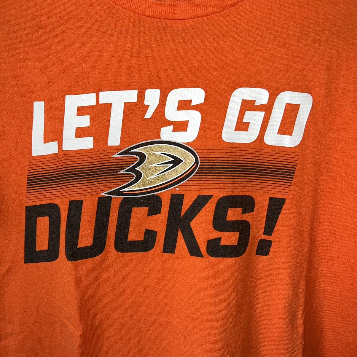 Delta × NHL Sz L Anaheim Ducks “Let’s Go Ducks” 🦆T Shirt Size US L / EU 52-54 / 3 - 2 Thumbnail
