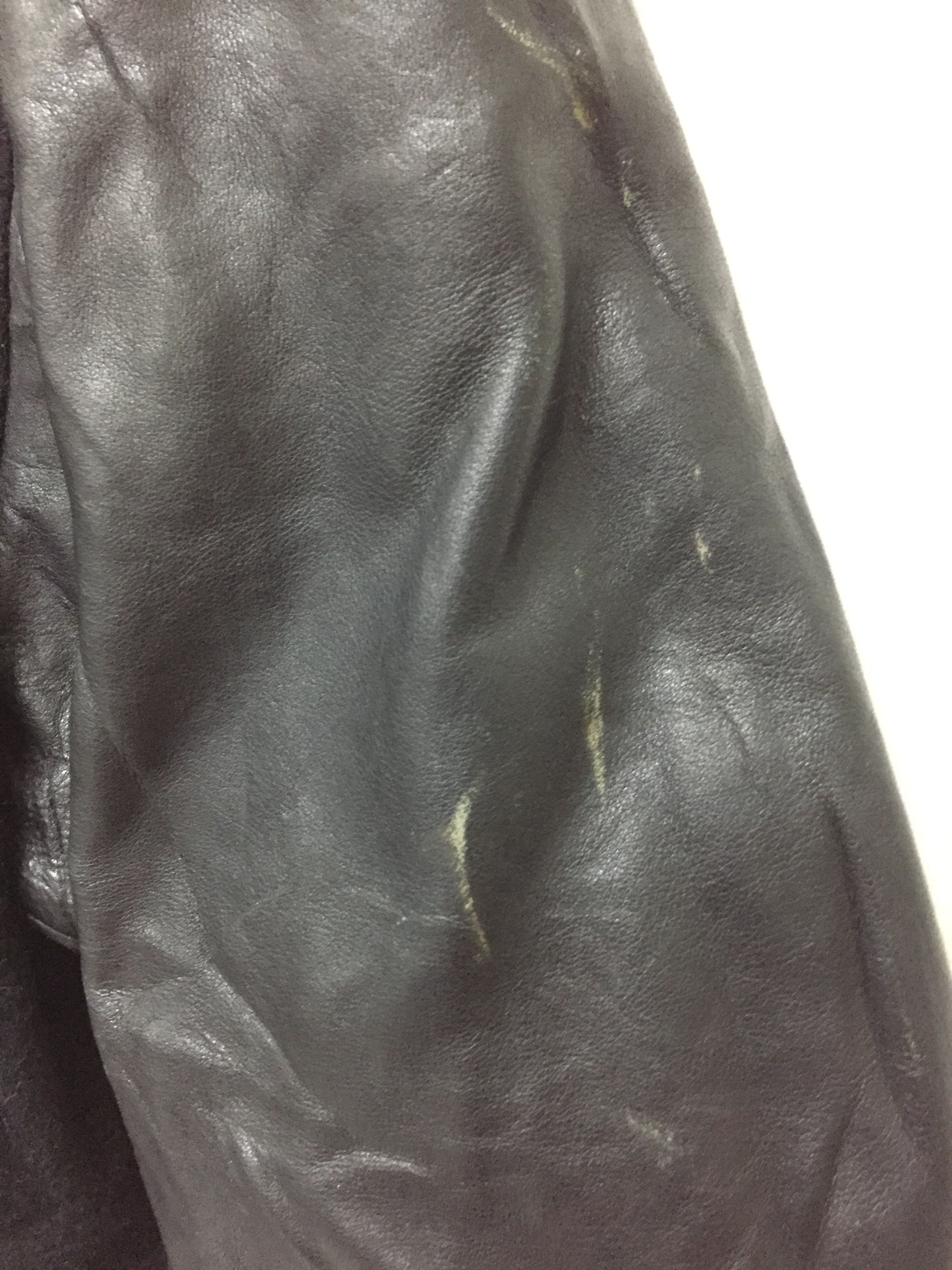 Japanese Brand 90's JUN MEN Leather varsity Bomber jacket Size US M / EU 48-50 / 2 - 8 Thumbnail