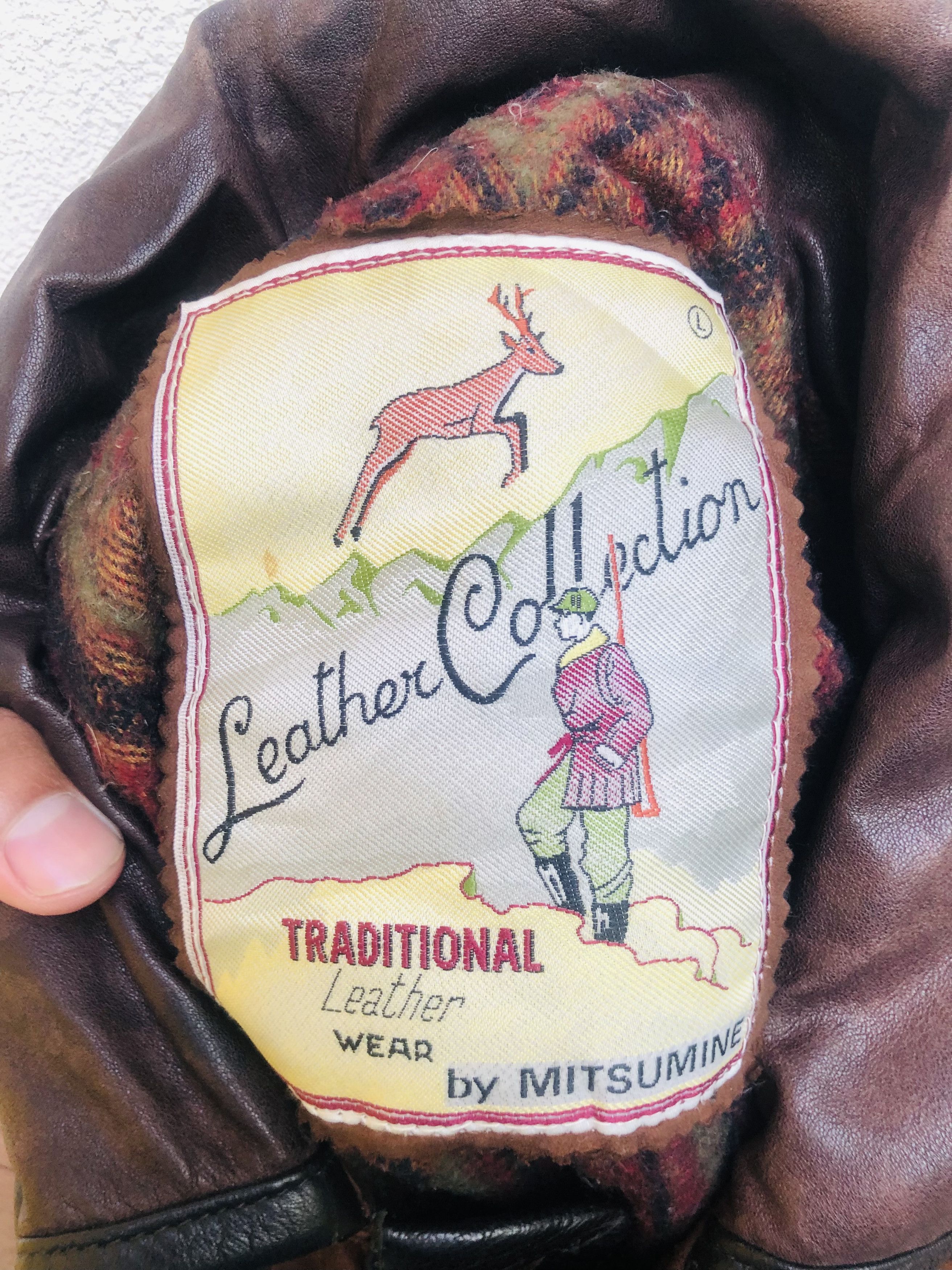 Japanese Brand × Vintage Vintage Mitsumine Japanese Designer Fashion Style Leather Size US XL / EU 56 / 4 - 10 Thumbnail