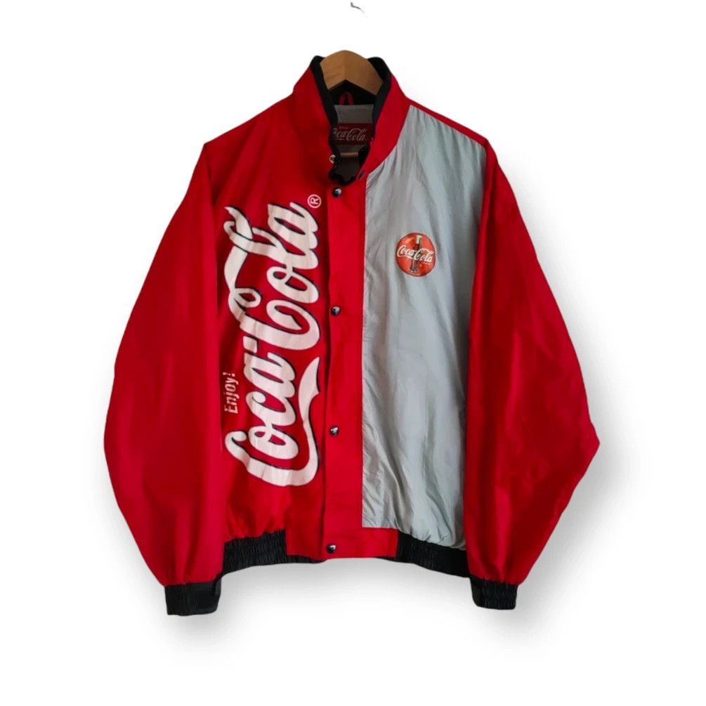 Coca Cola × Vintage Vintage Coca-Cola Big Print Jacket Size US L / EU 52-54 / 3 - 1 Thumbnail