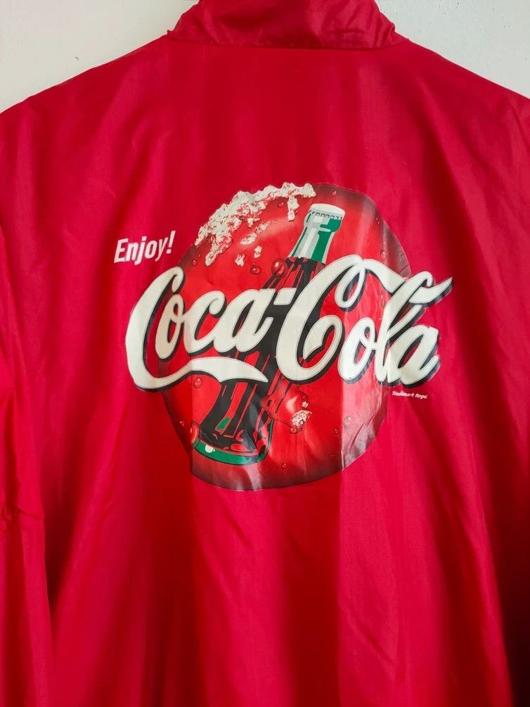 Coca Cola × Vintage Vintage Coca-Cola Big Print Jacket Size US L / EU 52-54 / 3 - 3 Thumbnail