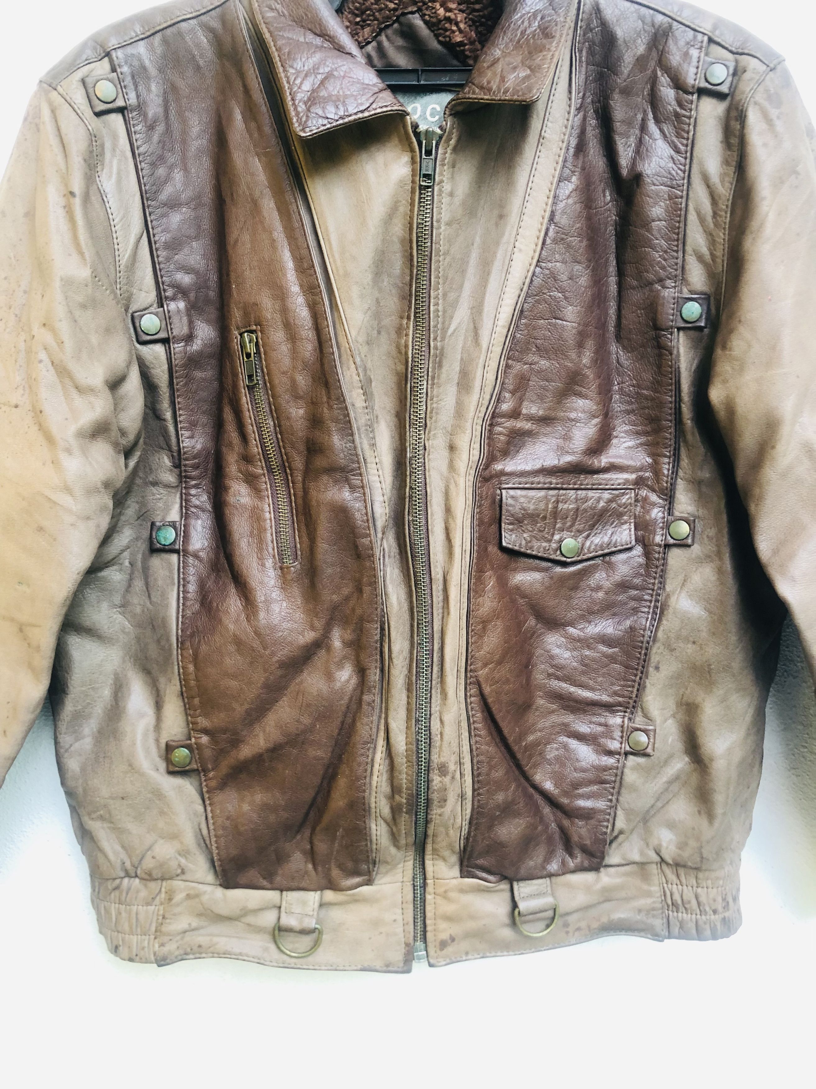 Japanese Brand × Vintage Vintage Meloce Japanese Designer Fashion Style Leather Size US L / EU 52-54 / 3 - 4 Thumbnail