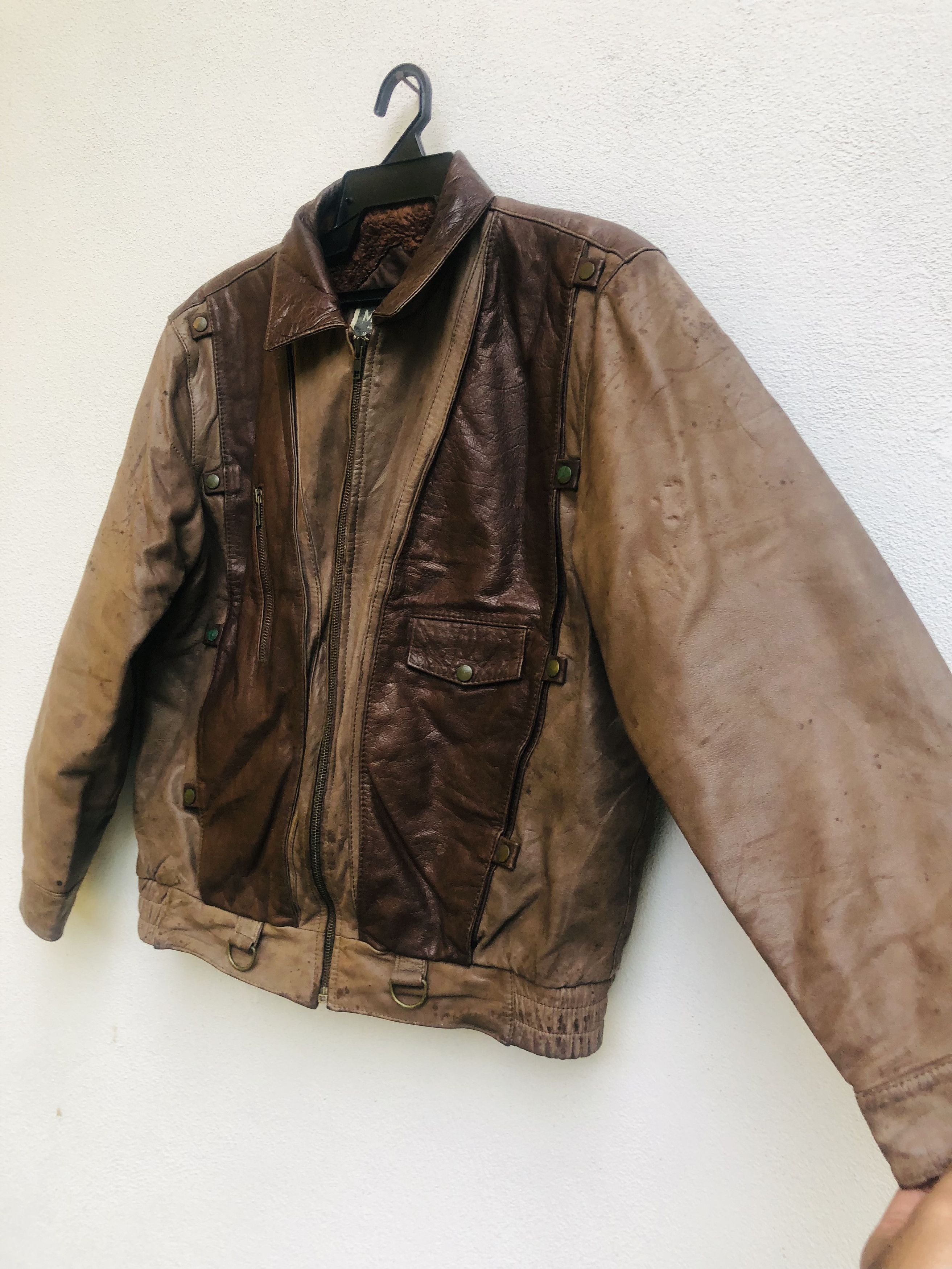 Japanese Brand × Vintage Vintage Meloce Japanese Designer Fashion Style Leather Size US L / EU 52-54 / 3 - 6 Thumbnail