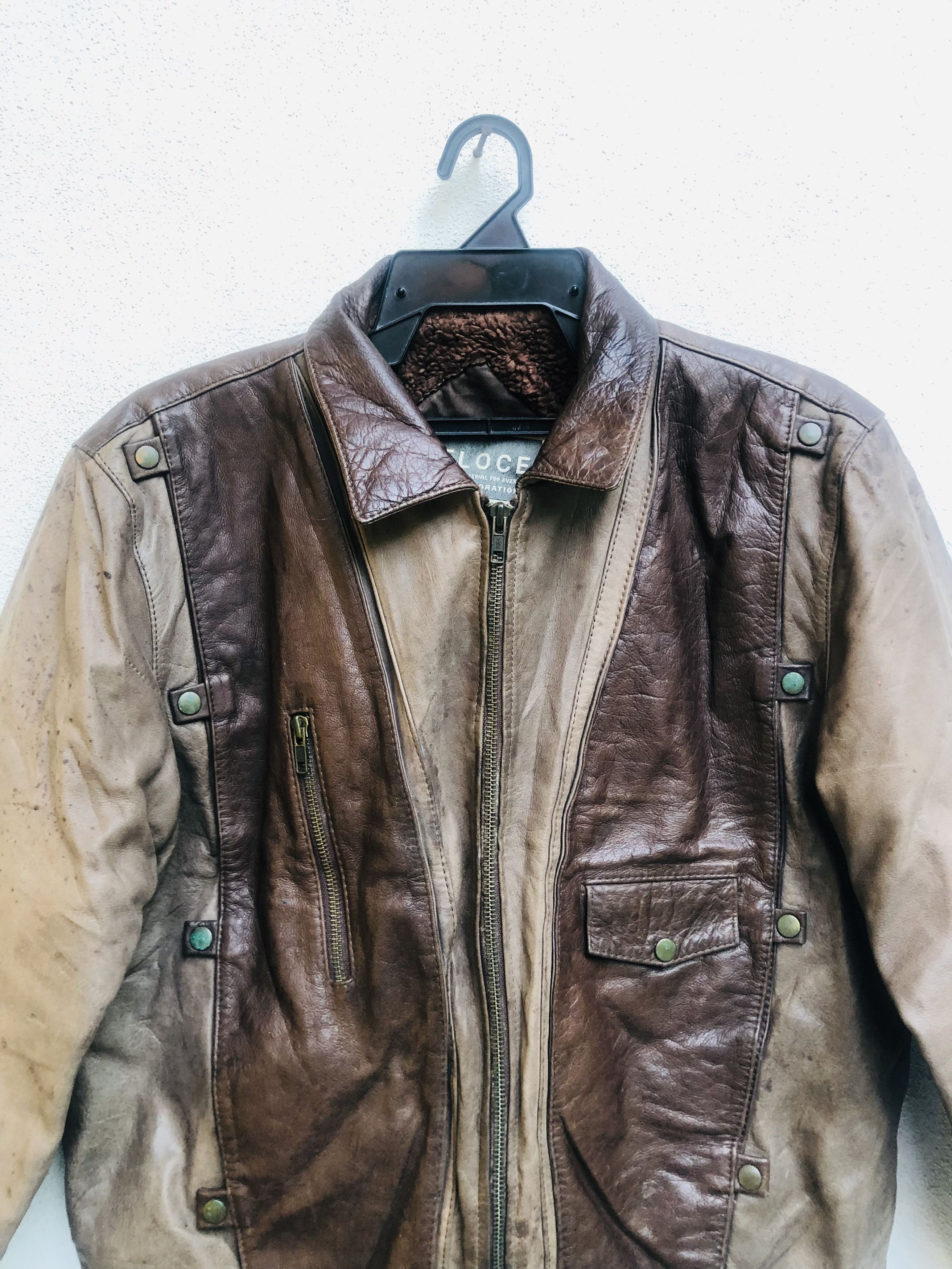 Japanese Brand × Vintage Vintage Meloce Japanese Designer Fashion Style Leather Size US L / EU 52-54 / 3 - 3 Thumbnail