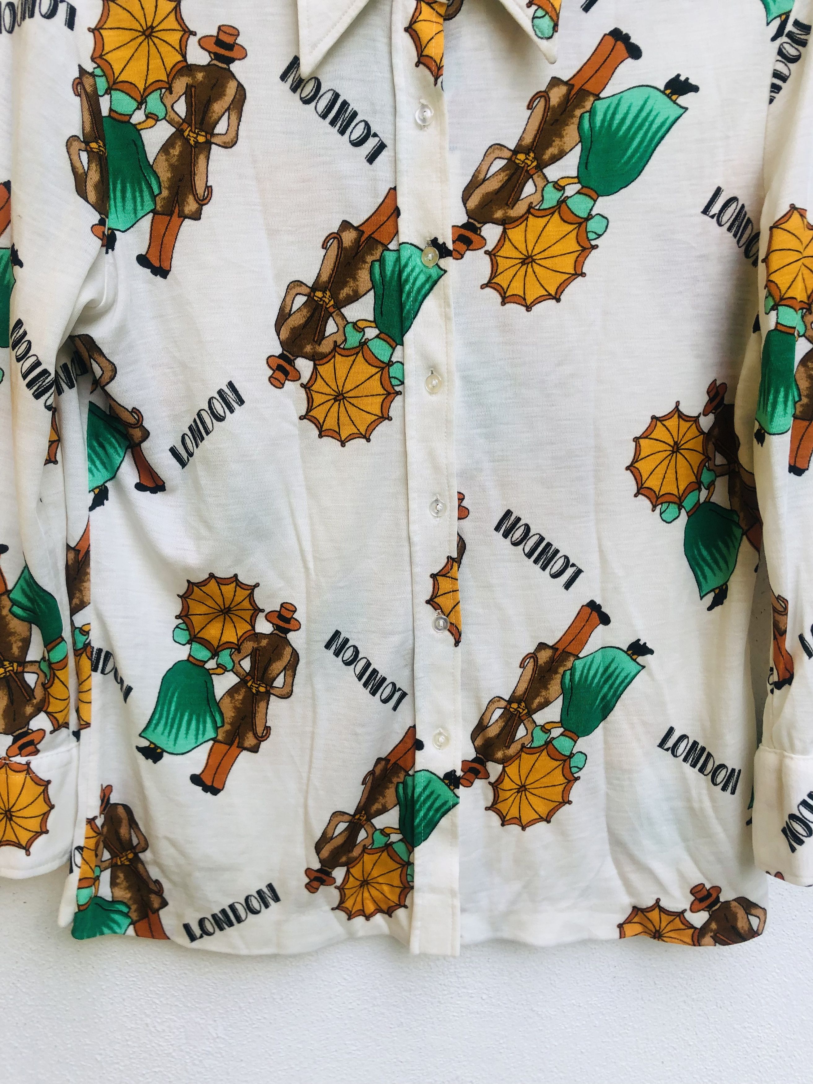 Japanese Brand × Vintage Vintage Japanese Designed Fashion Style Long Sleeve Size US S / EU 44-46 / 1 - 4 Thumbnail