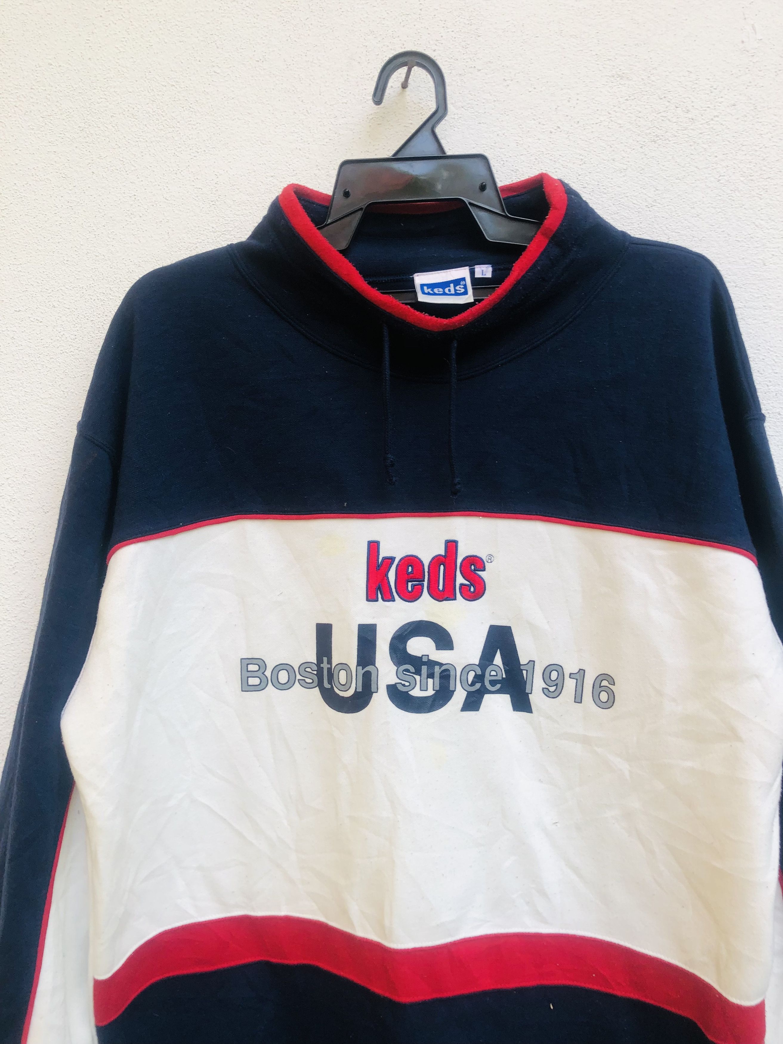 Japanese Brand × Keds × Vintage Vintage Keds Streetwear Designed Fashion Style Pullover Size US L / EU 52-54 / 3 - 3 Thumbnail
