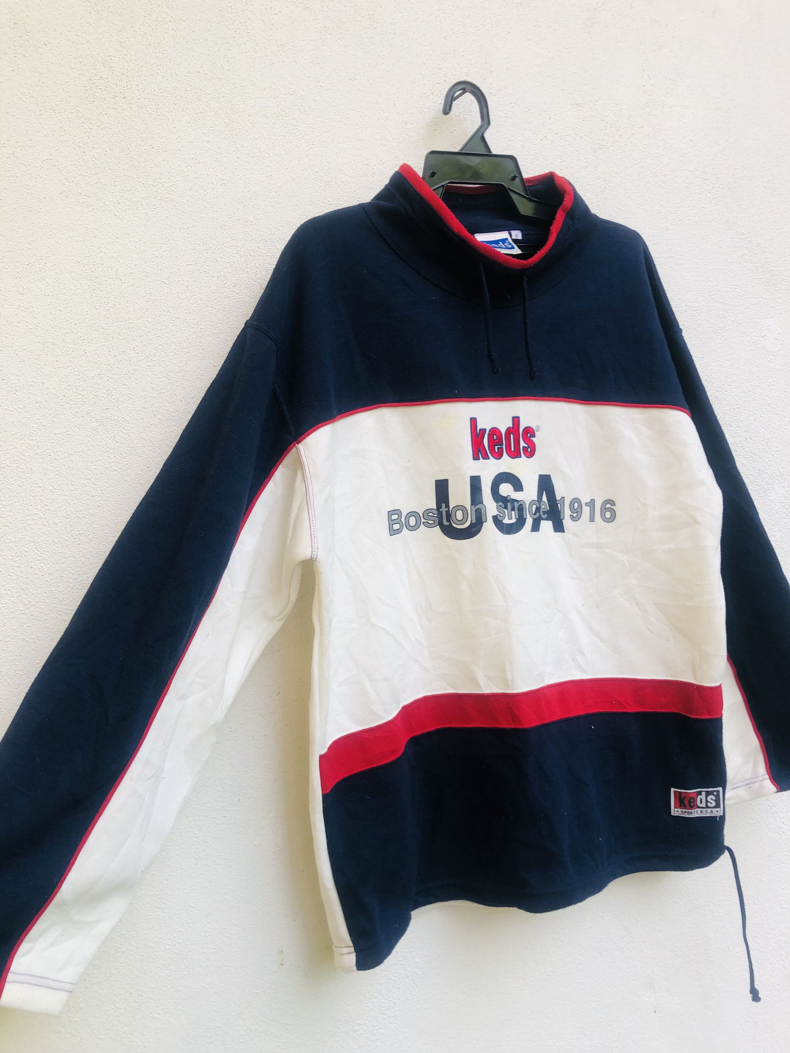 Japanese Brand × Keds × Vintage Vintage Keds Streetwear Designed Fashion Style Pullover Size US L / EU 52-54 / 3 - 6 Thumbnail