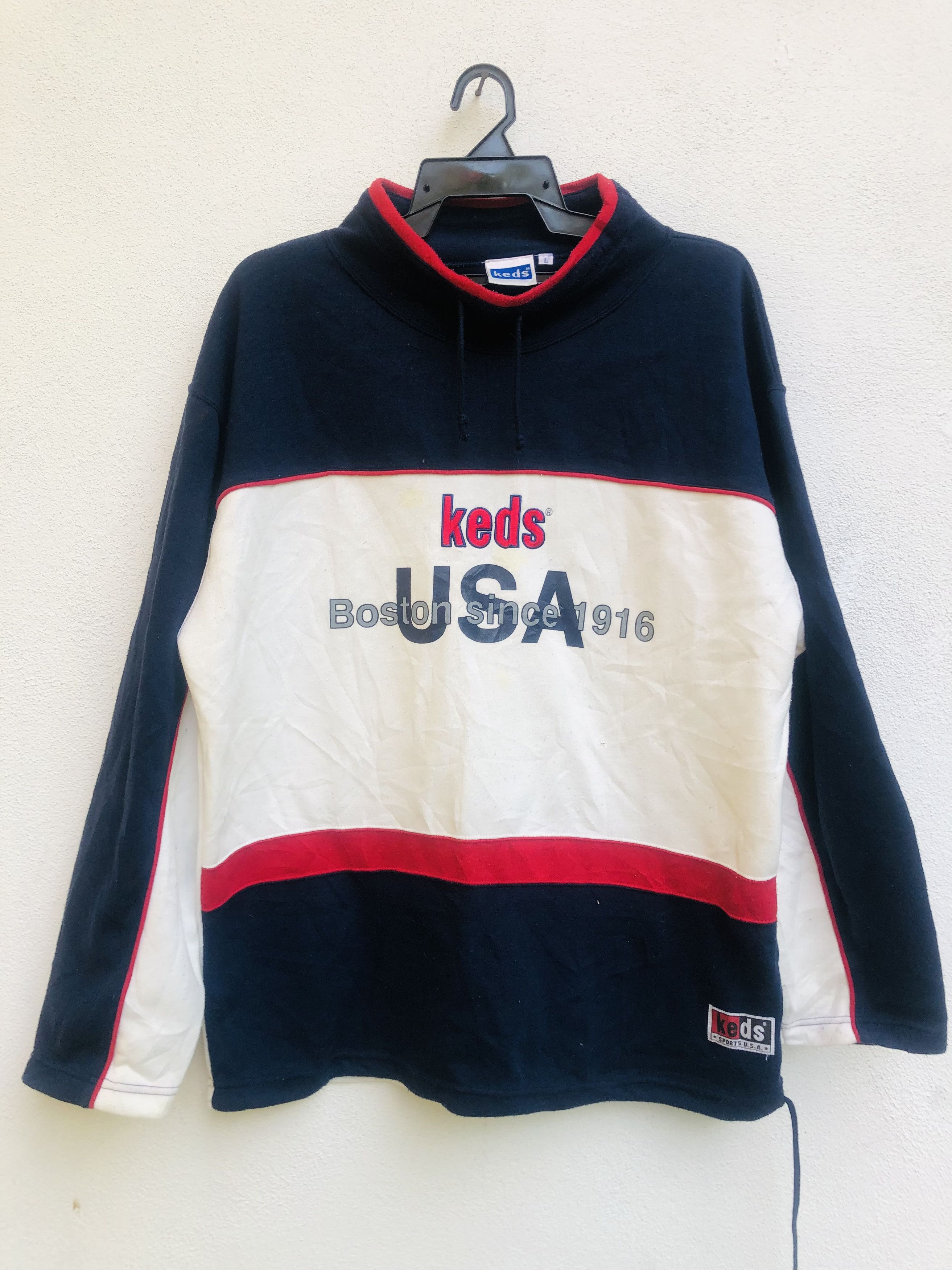 Japanese Brand × Keds × Vintage Vintage Keds Streetwear Designed Fashion Style Pullover Size US L / EU 52-54 / 3 - 1 Thumbnail