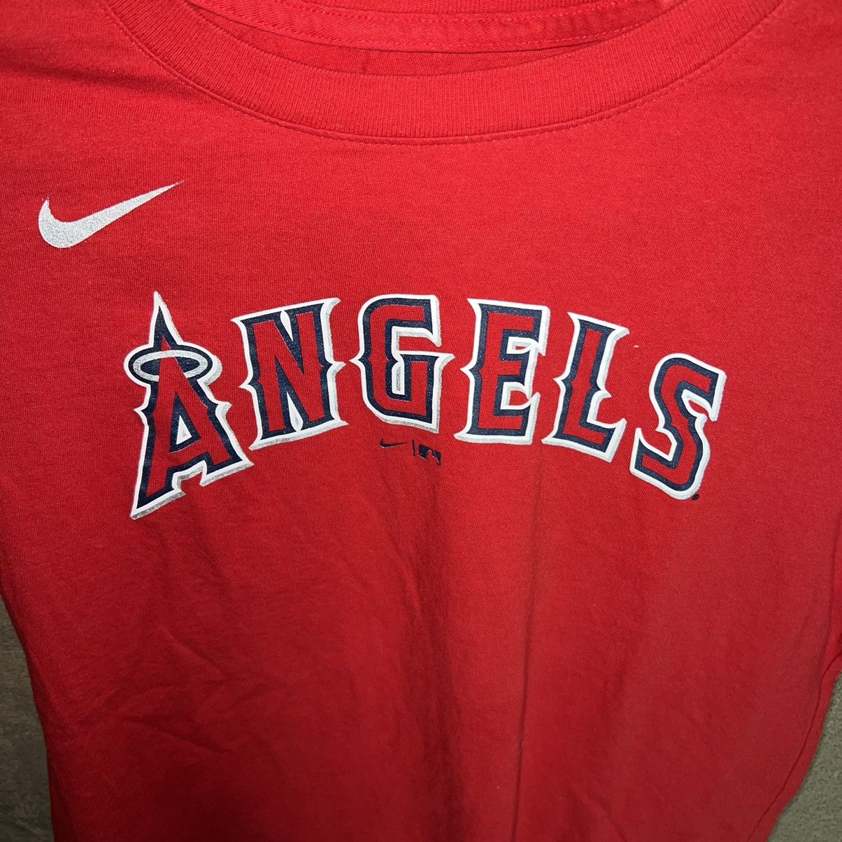 MLB × Nike Sz S Anaheim Angels Mike Trout T Shirt Size US S / EU 44-46 / 1 - 2 Thumbnail