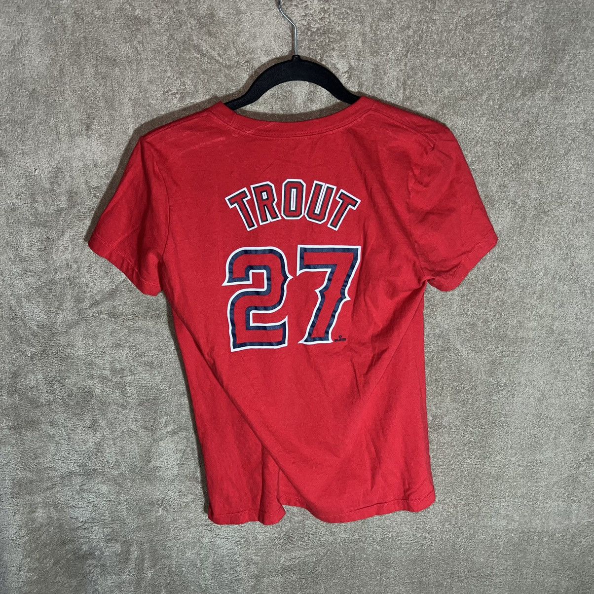 MLB × Nike Sz S Anaheim Angels Mike Trout T Shirt Size US S / EU 44-46 / 1 - 3 Thumbnail