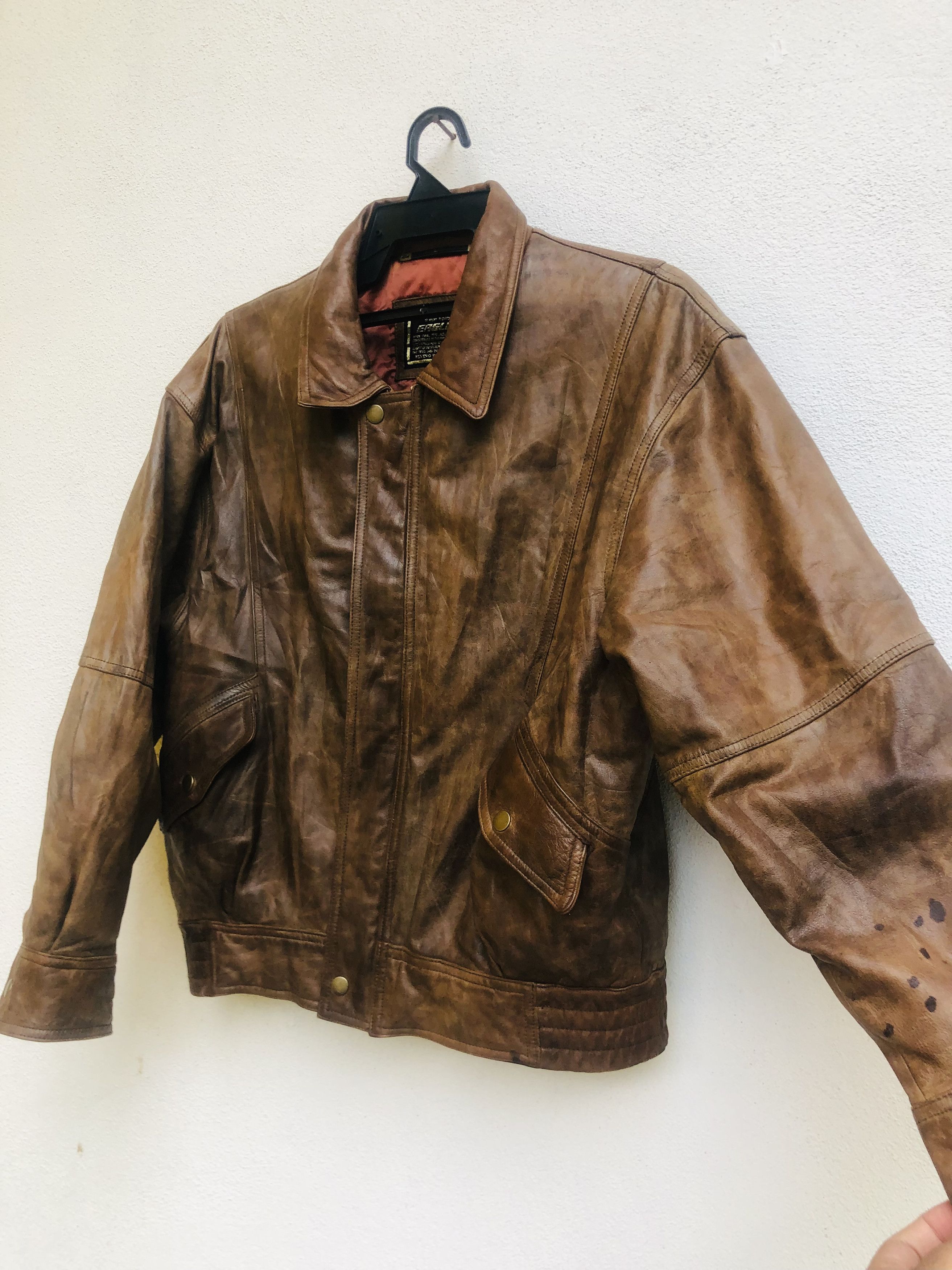 Japanese Brand × Vintage Vintage Eagles Japanese Designer Fashion Style Leather Size US L / EU 52-54 / 3 - 5 Thumbnail