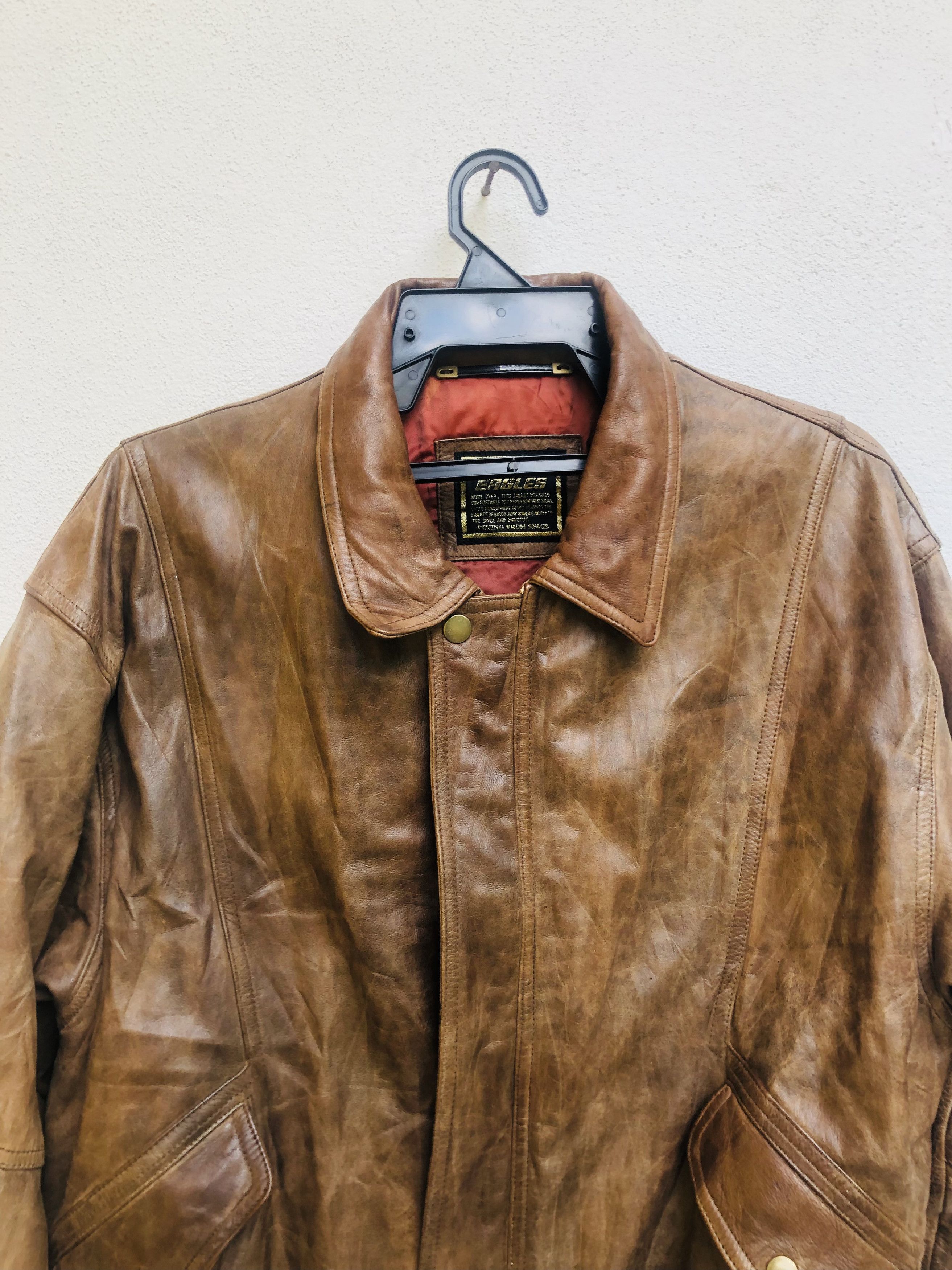 Japanese Brand × Vintage Vintage Eagles Japanese Designer Fashion Style Leather Size US L / EU 52-54 / 3 - 4 Thumbnail