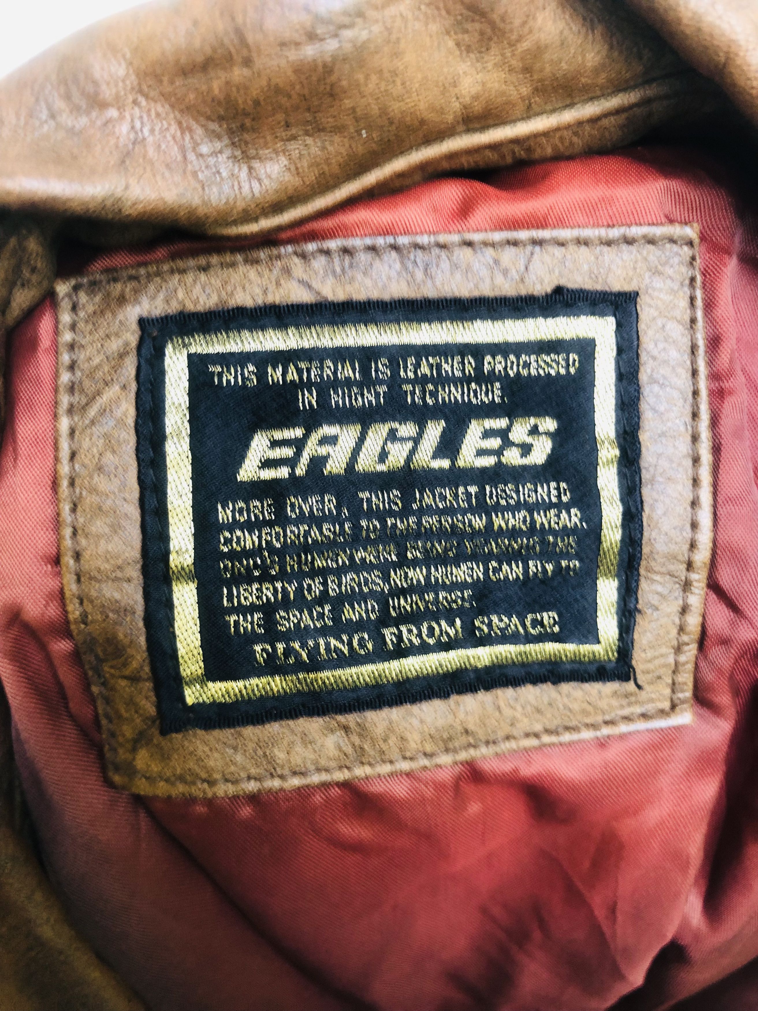 Japanese Brand × Vintage Vintage Eagles Japanese Designer Fashion Style Leather Size US L / EU 52-54 / 3 - 10 Thumbnail