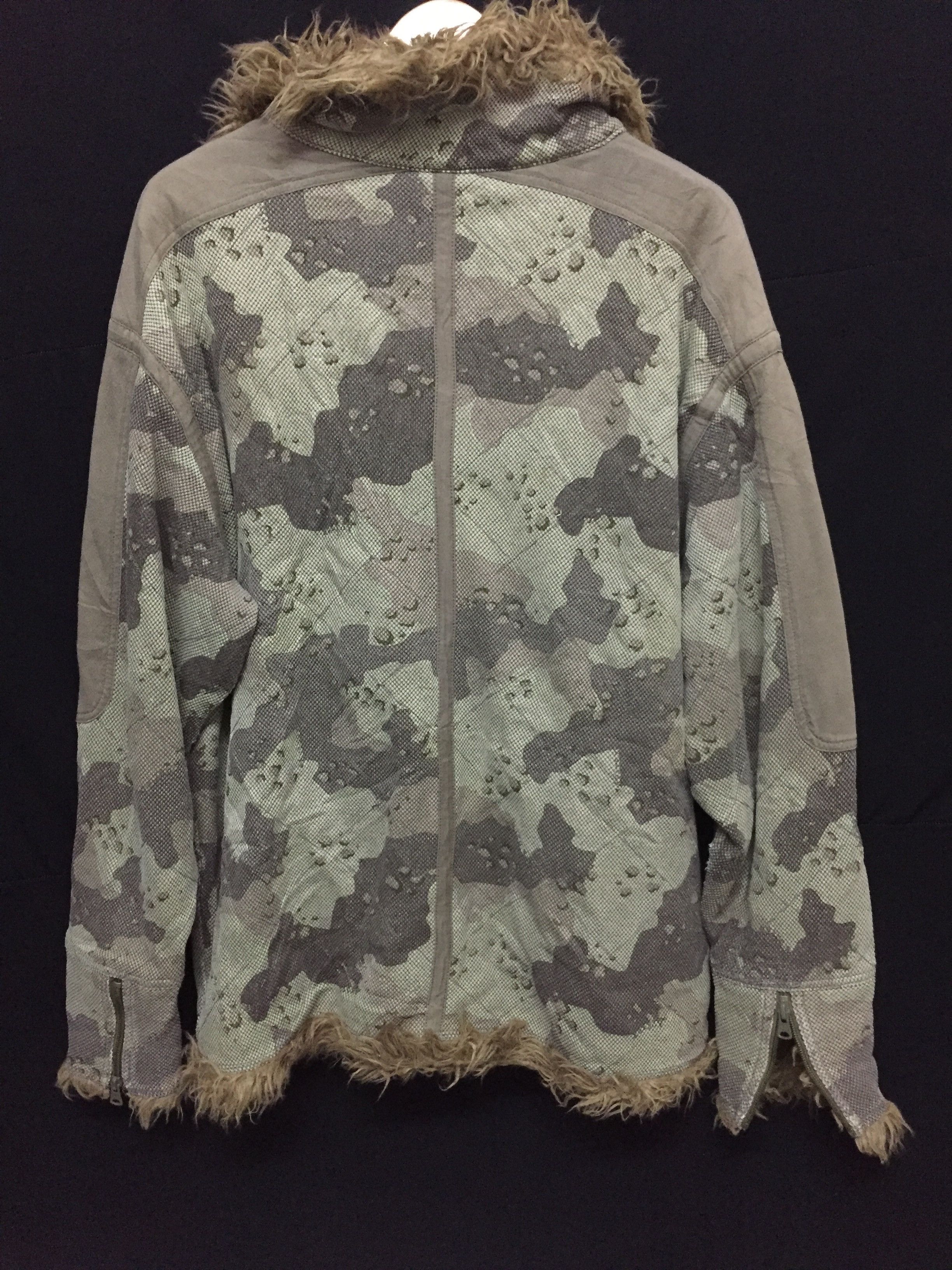 Avirex × Vintage 90's Avirex digi camo fur jacket Size US XL / EU 56 / 4 - 12 Thumbnail