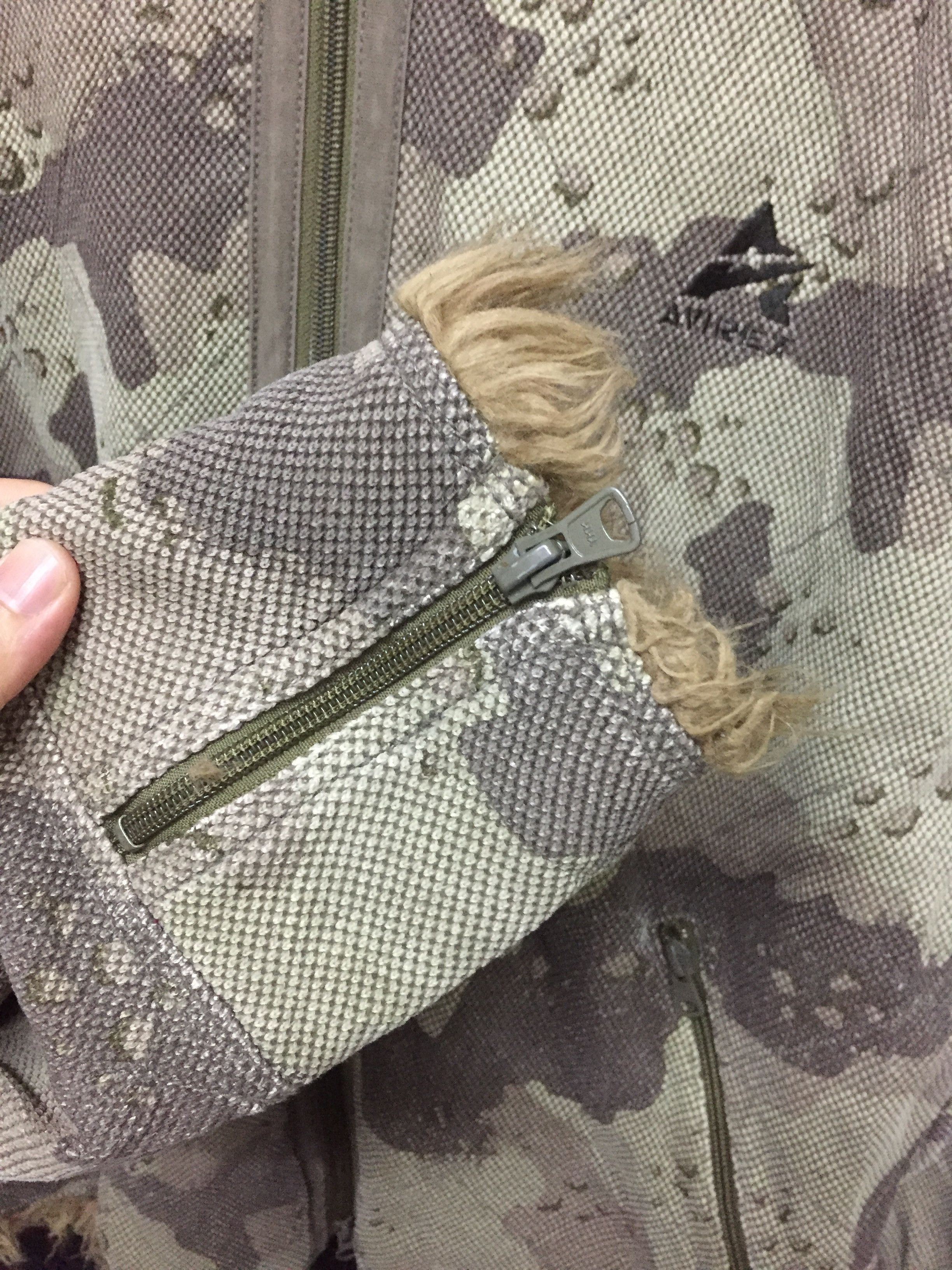 Avirex × Vintage 90's Avirex digi camo fur jacket Size US XL / EU 56 / 4 - 8 Thumbnail