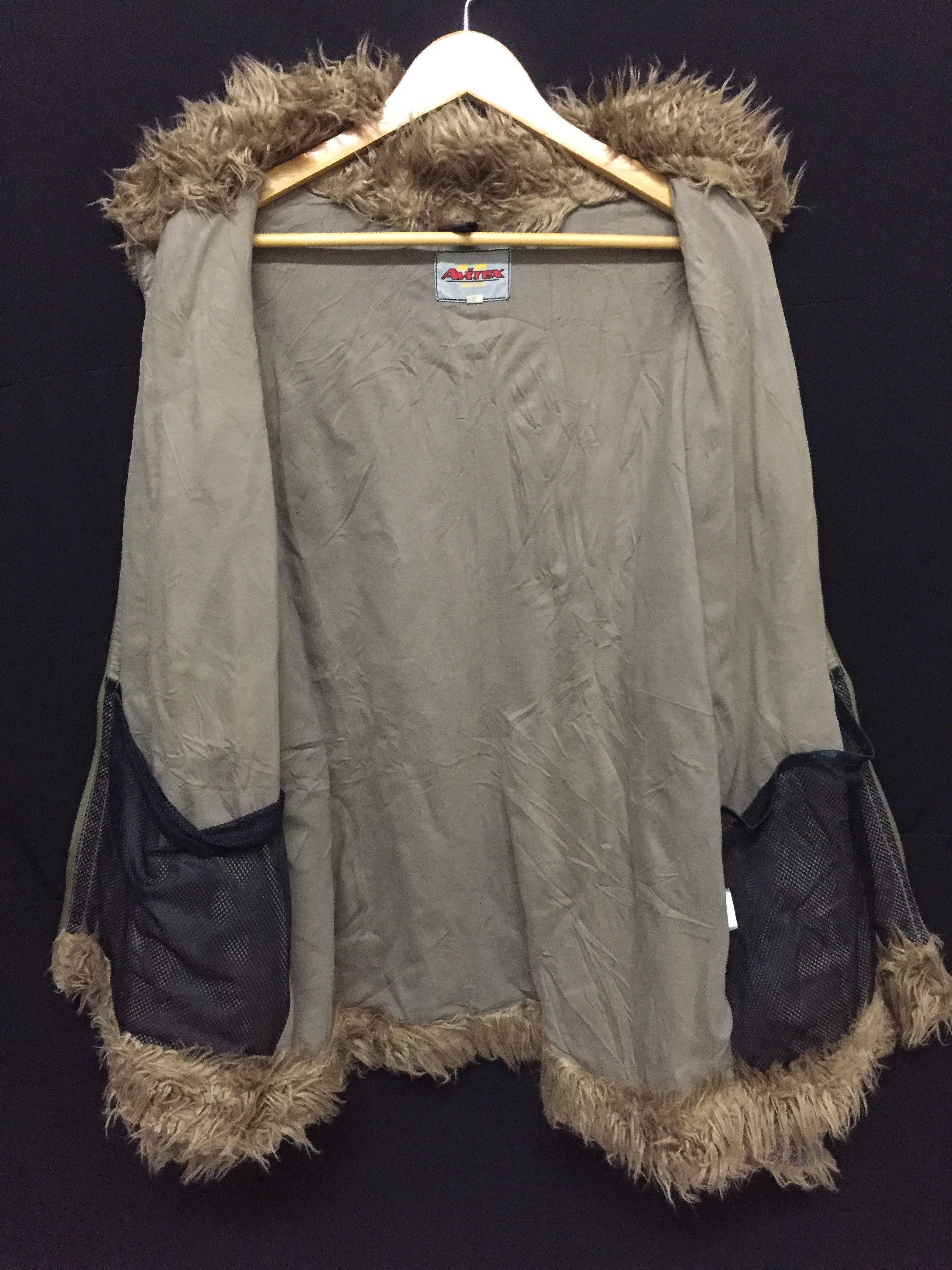 Avirex × Vintage 90's Avirex digi camo fur jacket Size US XL / EU 56 / 4 - 10 Thumbnail