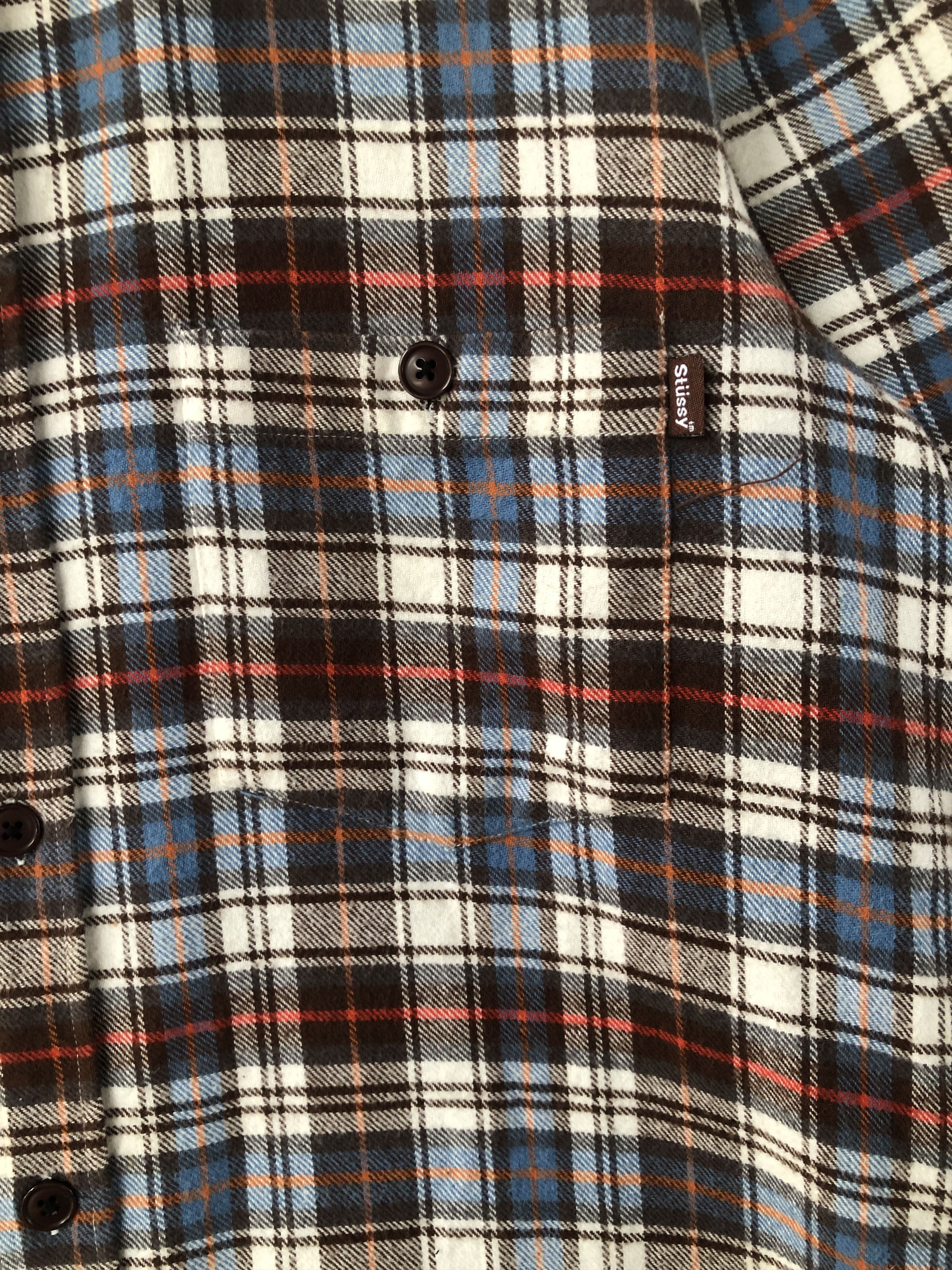 Stussy STUSSY JAPAN PLAID FLANNEL L/S BUTTON UPS Size US L / EU 52-54 / 3 - 4 Thumbnail