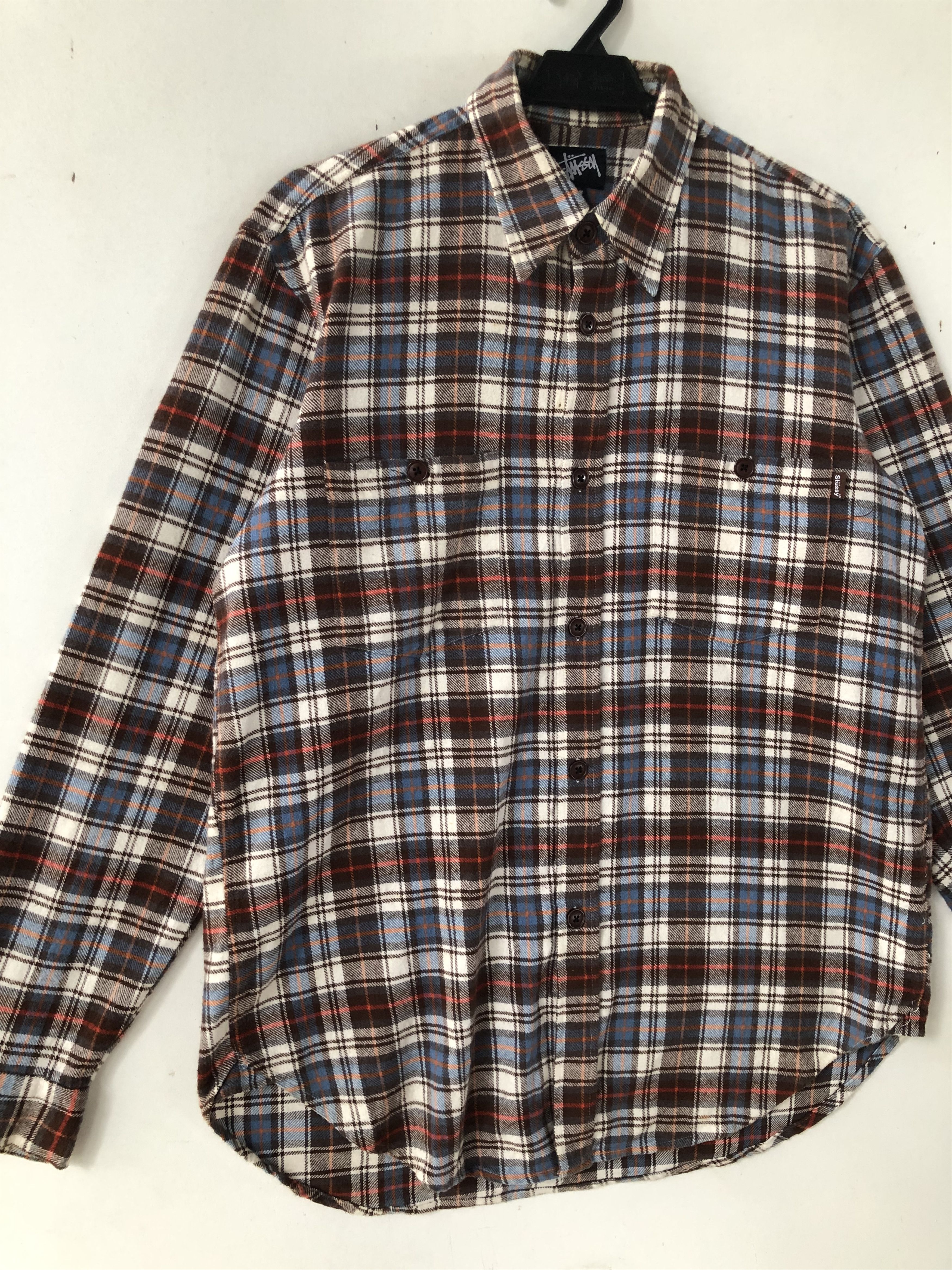 Stussy STUSSY JAPAN PLAID FLANNEL L/S BUTTON UPS Size US L / EU 52-54 / 3 - 3 Thumbnail