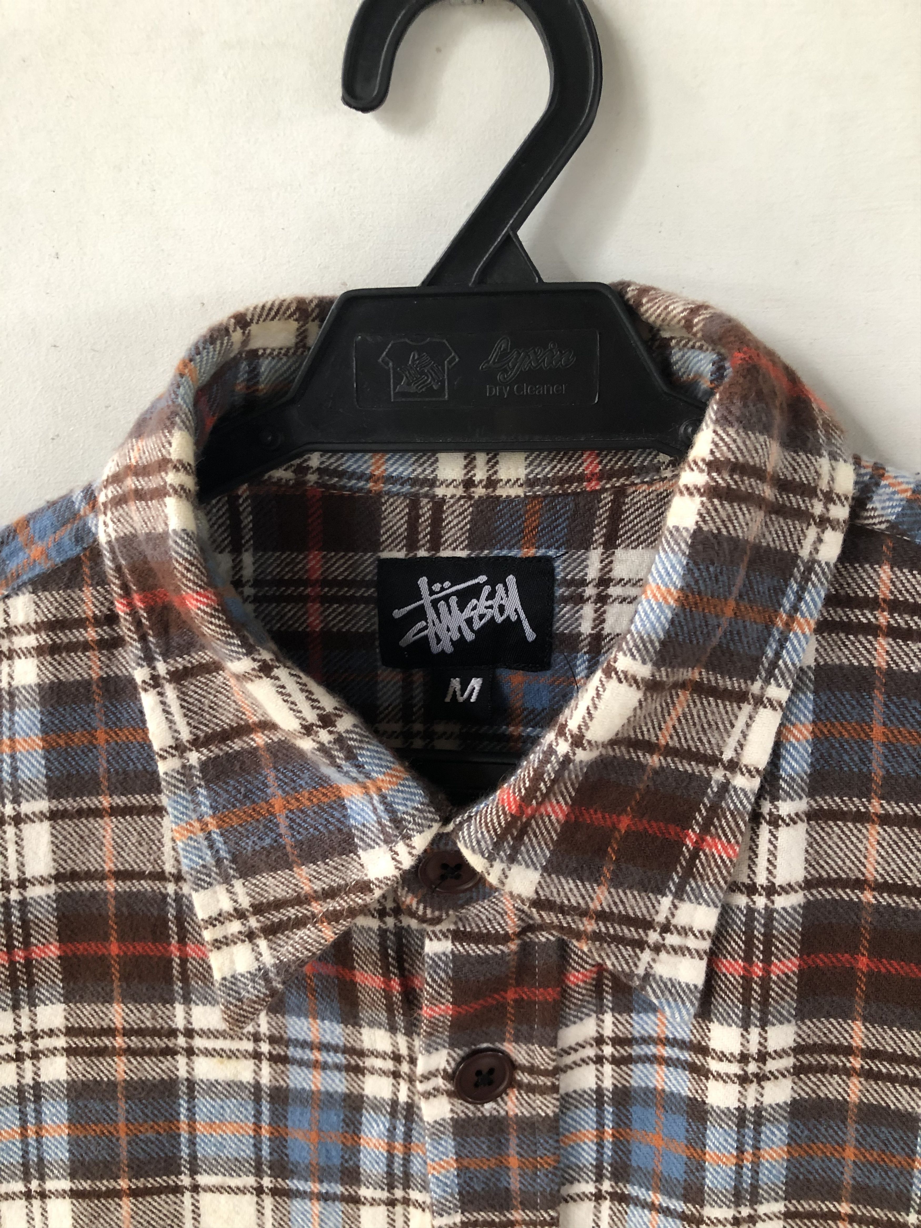 Stussy STUSSY JAPAN PLAID FLANNEL L/S BUTTON UPS Size US L / EU 52-54 / 3 - 6 Thumbnail
