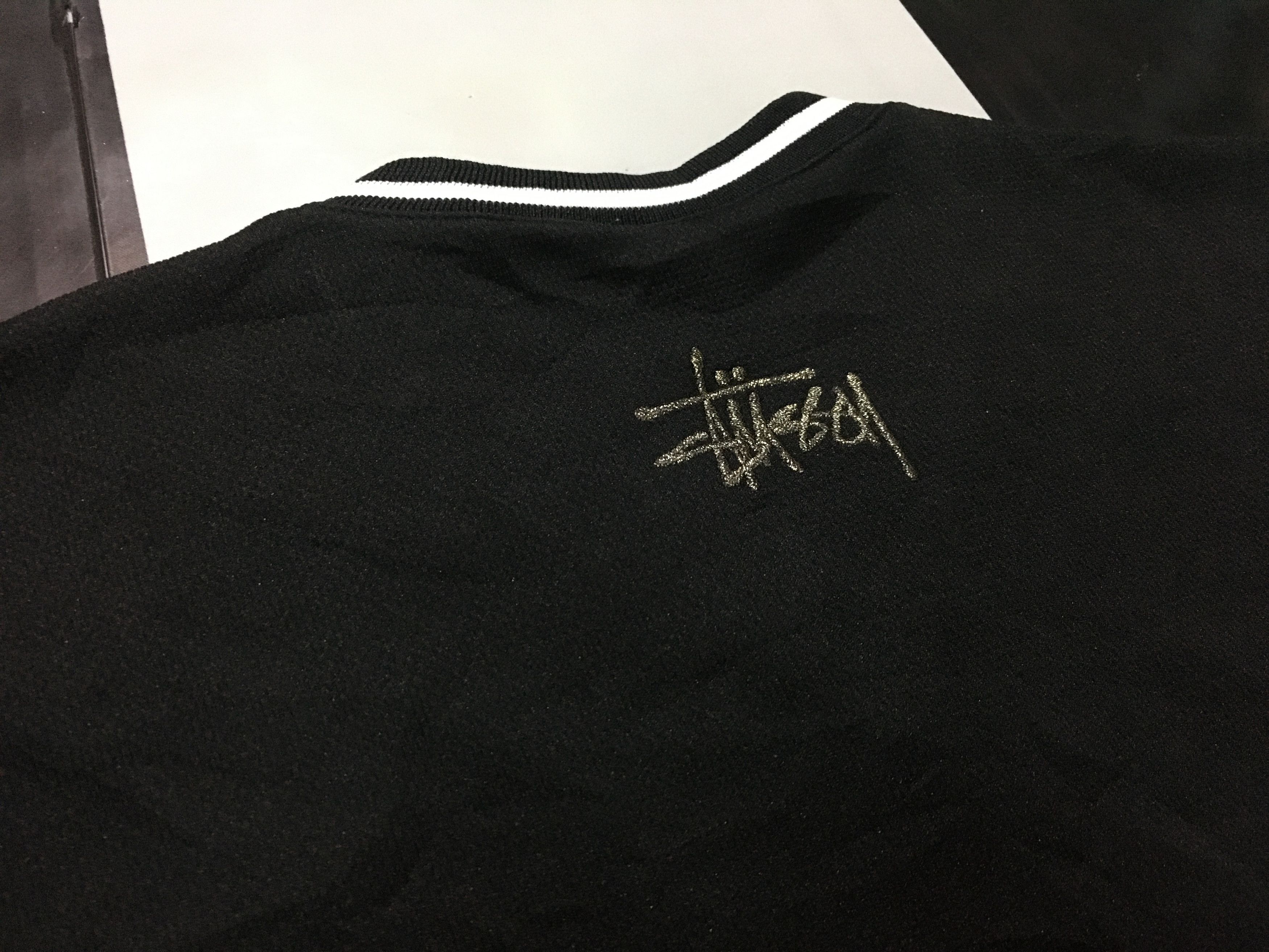 Stussy × Vintage Vintage Stussy Jersey Camo Big Logo Embroidered Size US L / EU 52-54 / 3 - 4 Thumbnail