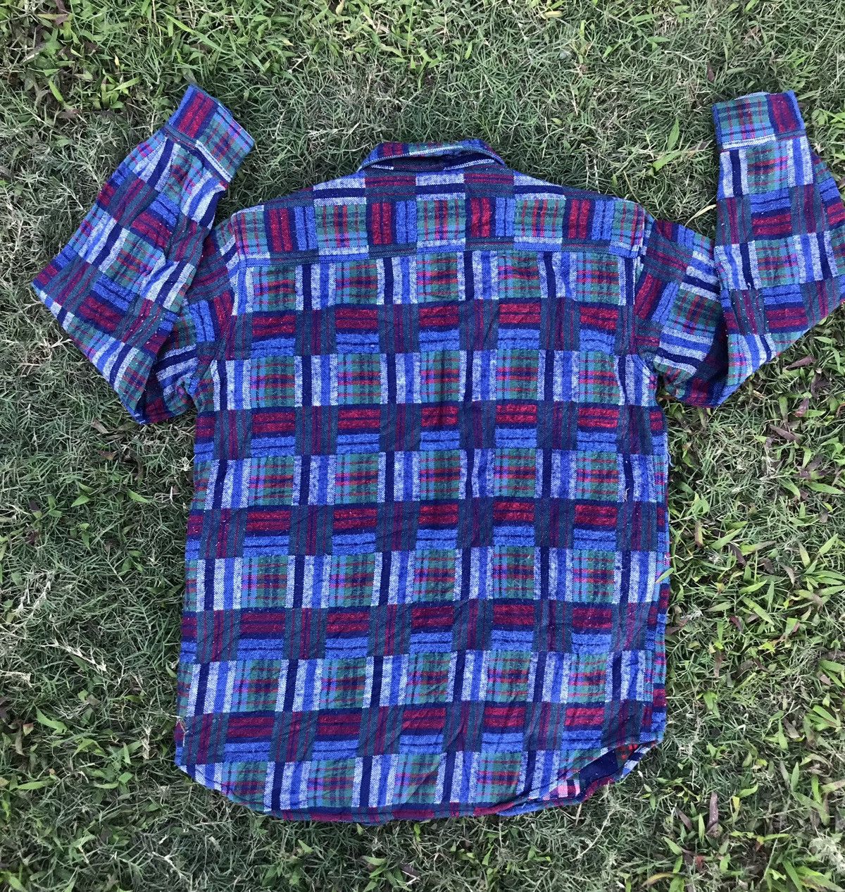 Flannel × Vintage 🔥BEST OFFER 🔥Vintage wool flannel by on time California Size US L / EU 52-54 / 3 - 2 Thumbnail
