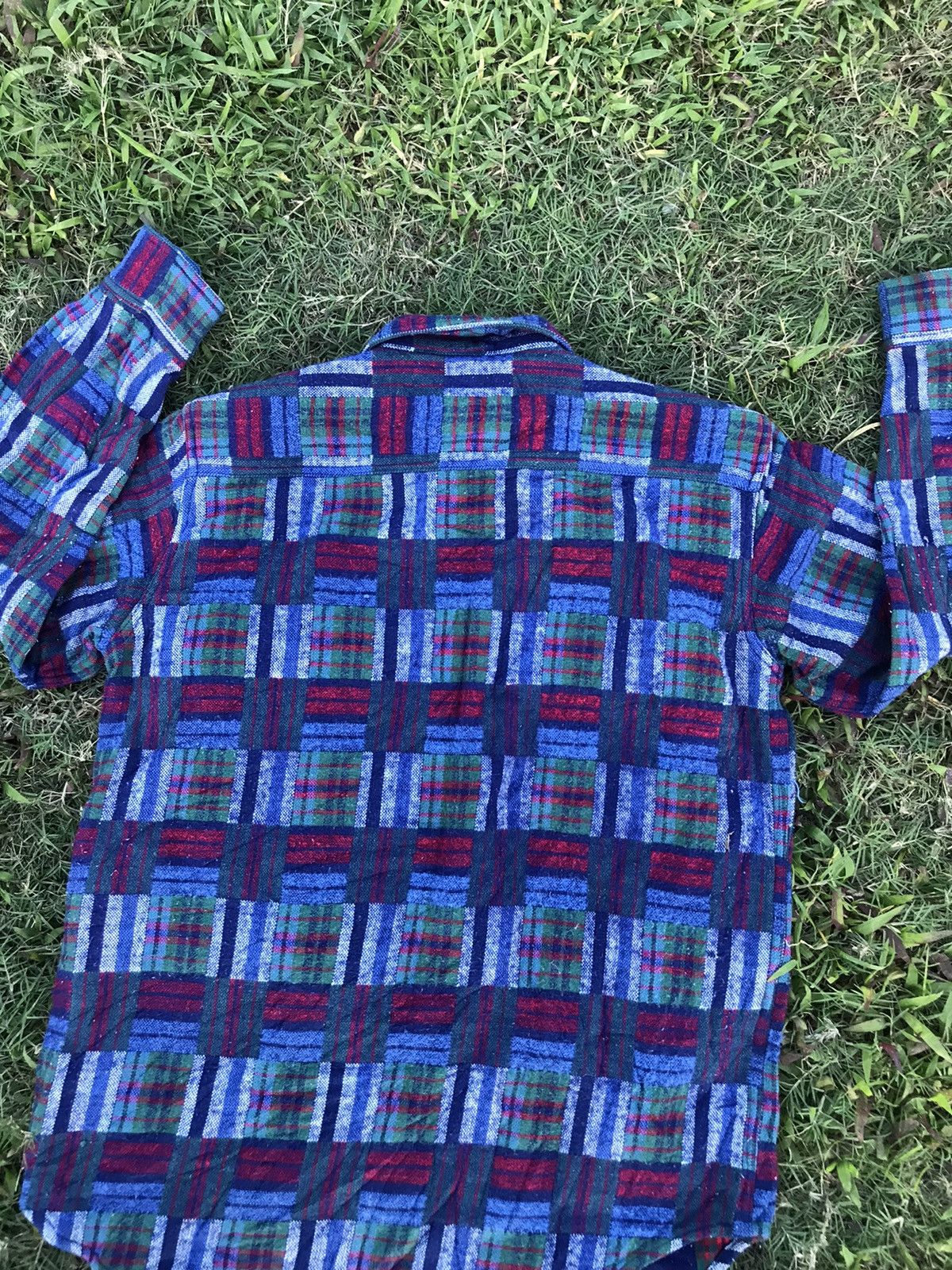 Flannel × Vintage 🔥BEST OFFER 🔥Vintage wool flannel by on time California Size US L / EU 52-54 / 3 - 6 Thumbnail